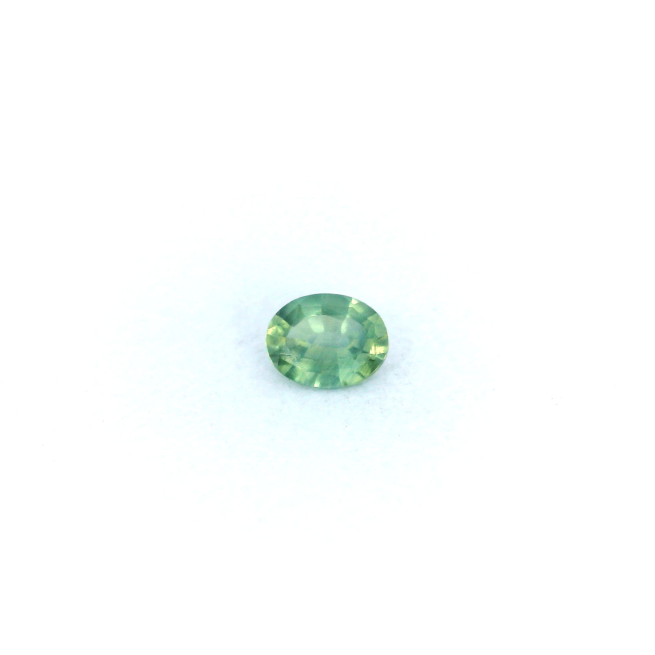 0.35 ct Oval Green Natural Sapphire
