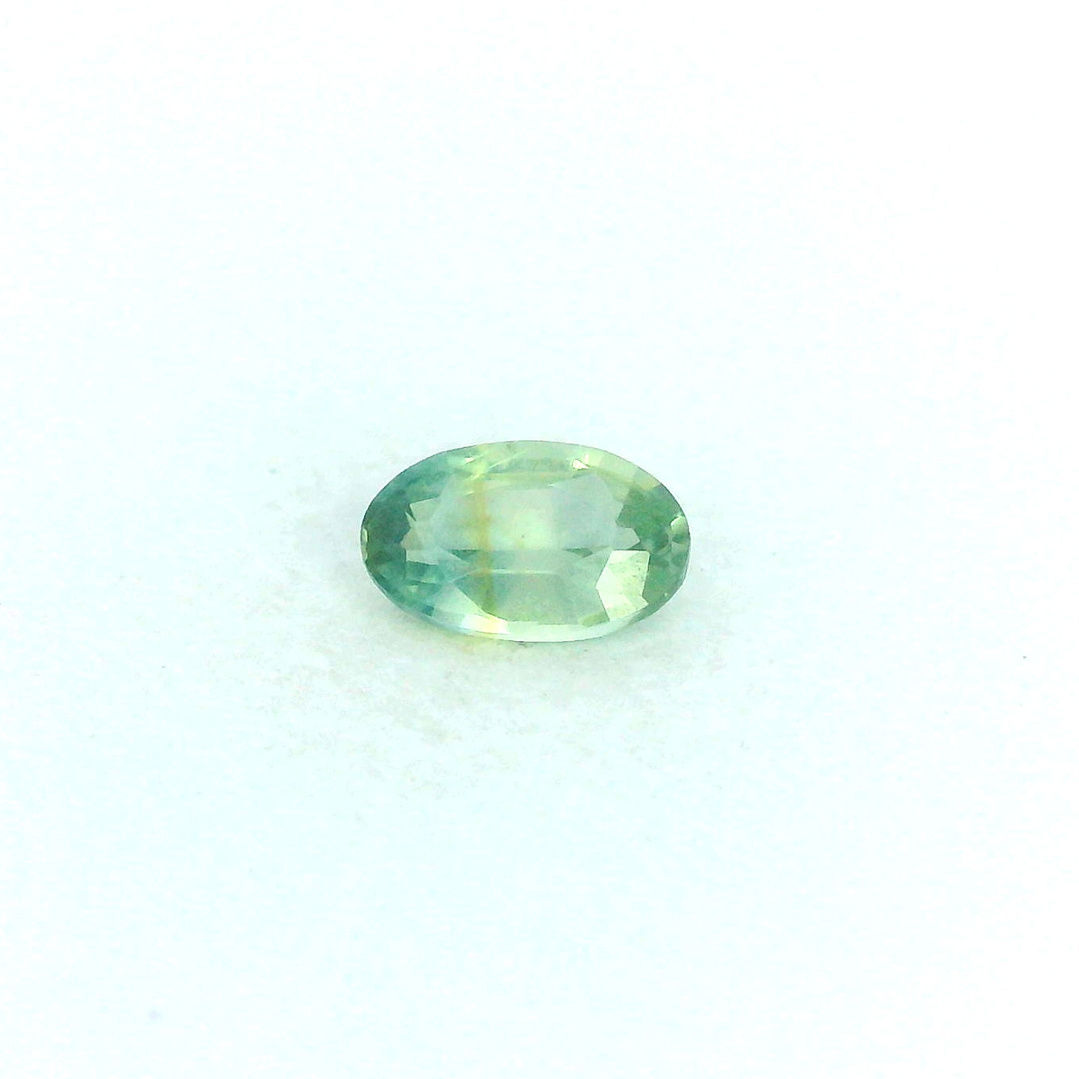 0.39 ct Oval Green Natural Sapphire