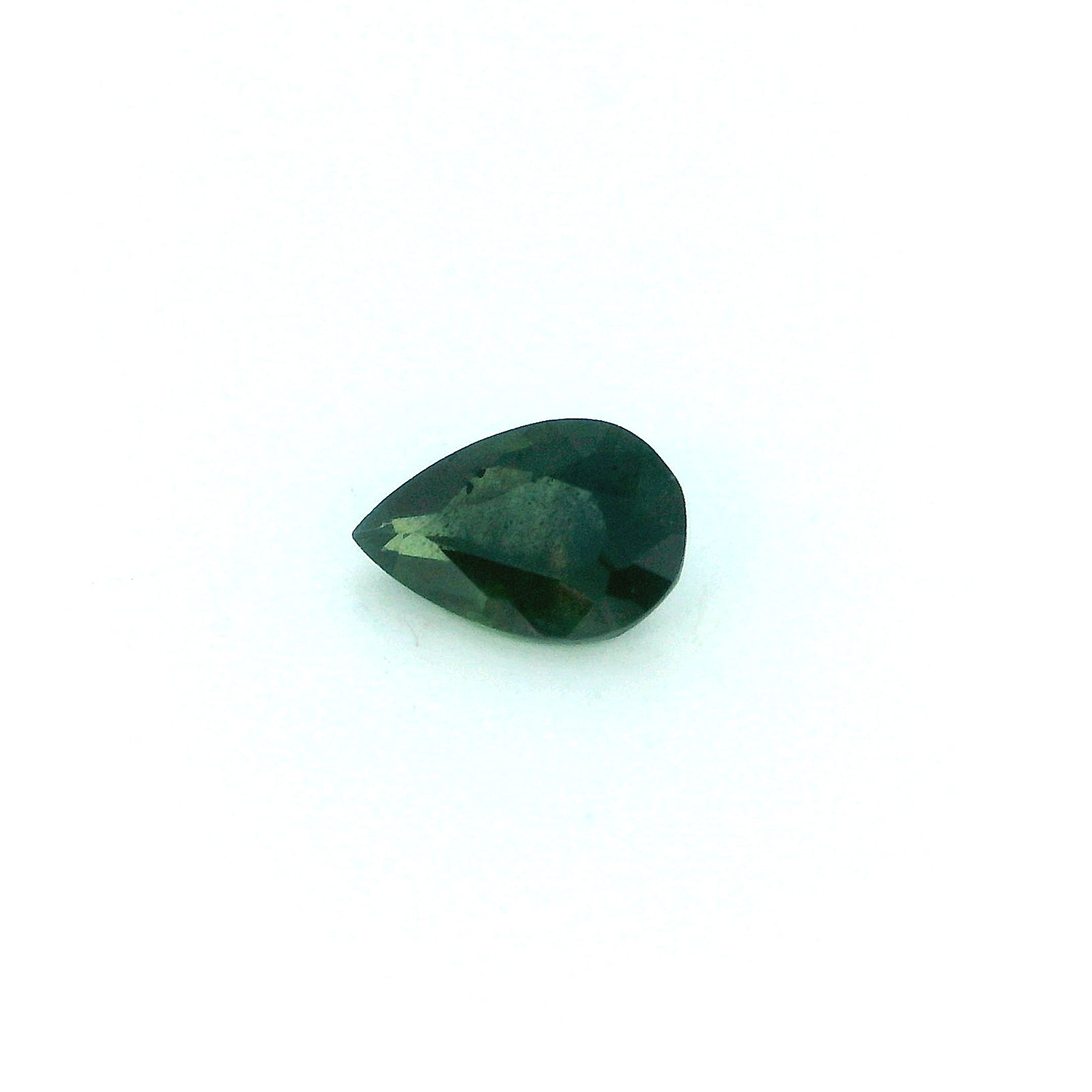 0.52 ct Pear Green Natural Sapphire