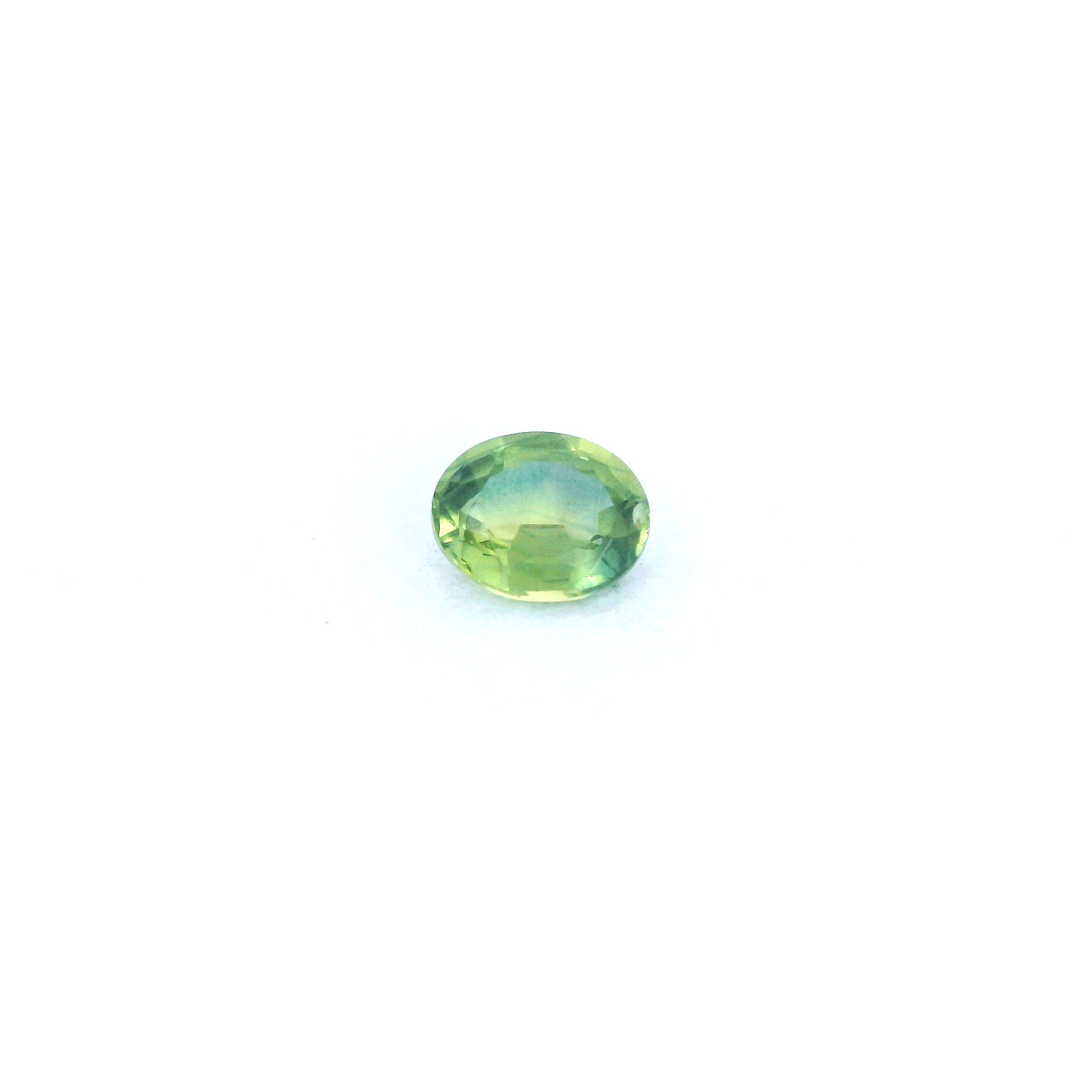 0.50 ct Oval Green Natural Sapphire
