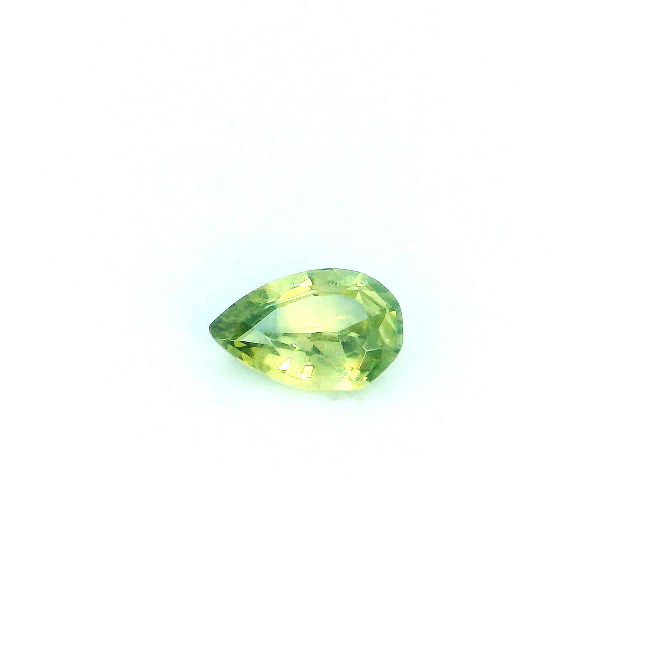 0.43 ct Pear Yellow Natural Sapphire