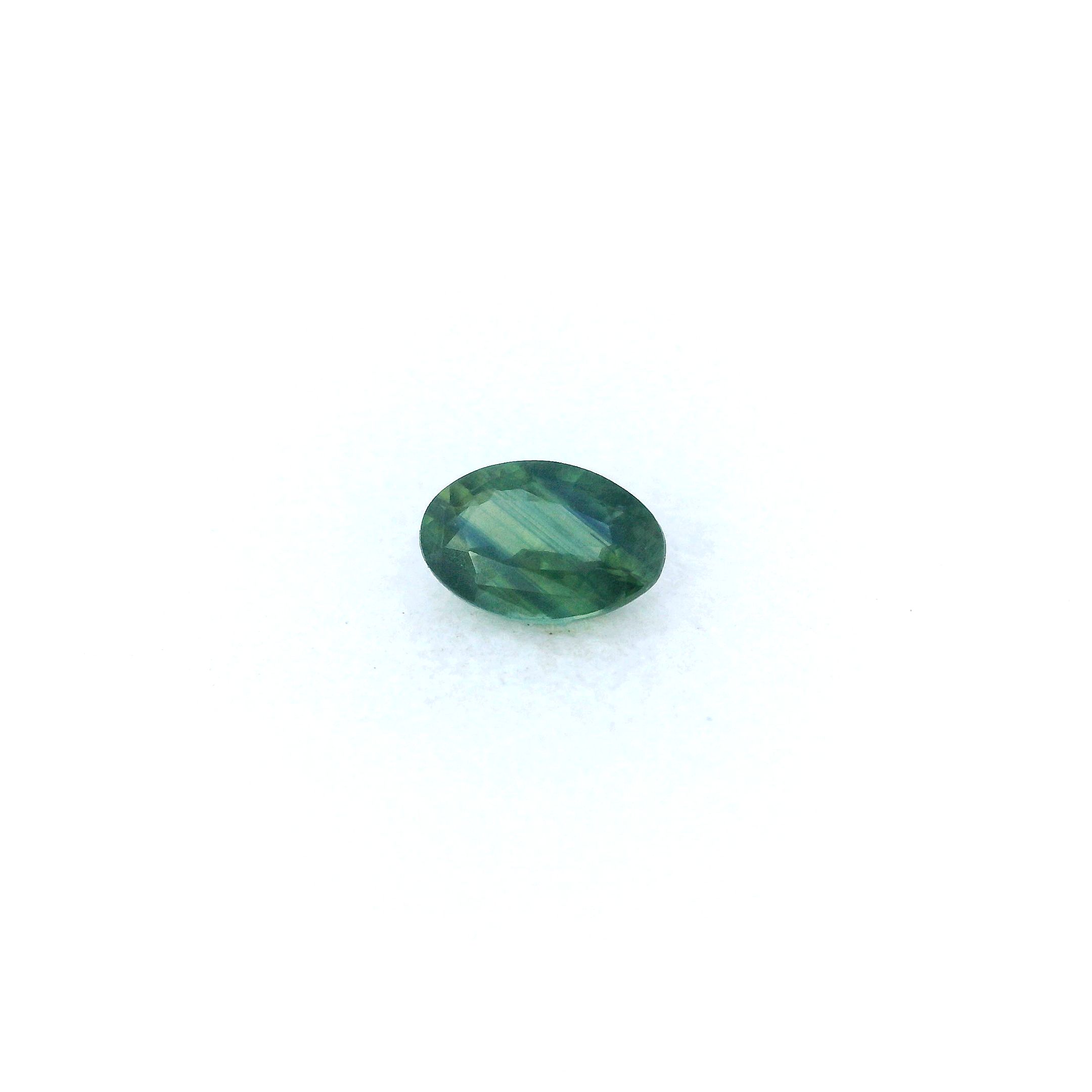 0.53 ct Oval Green Natural Sapphire