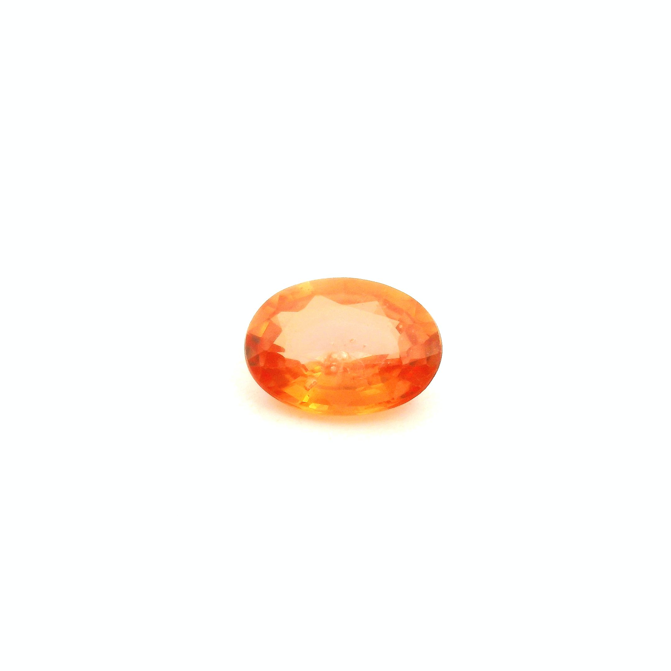 1.11 ct Oval Orange Natural Sapphire