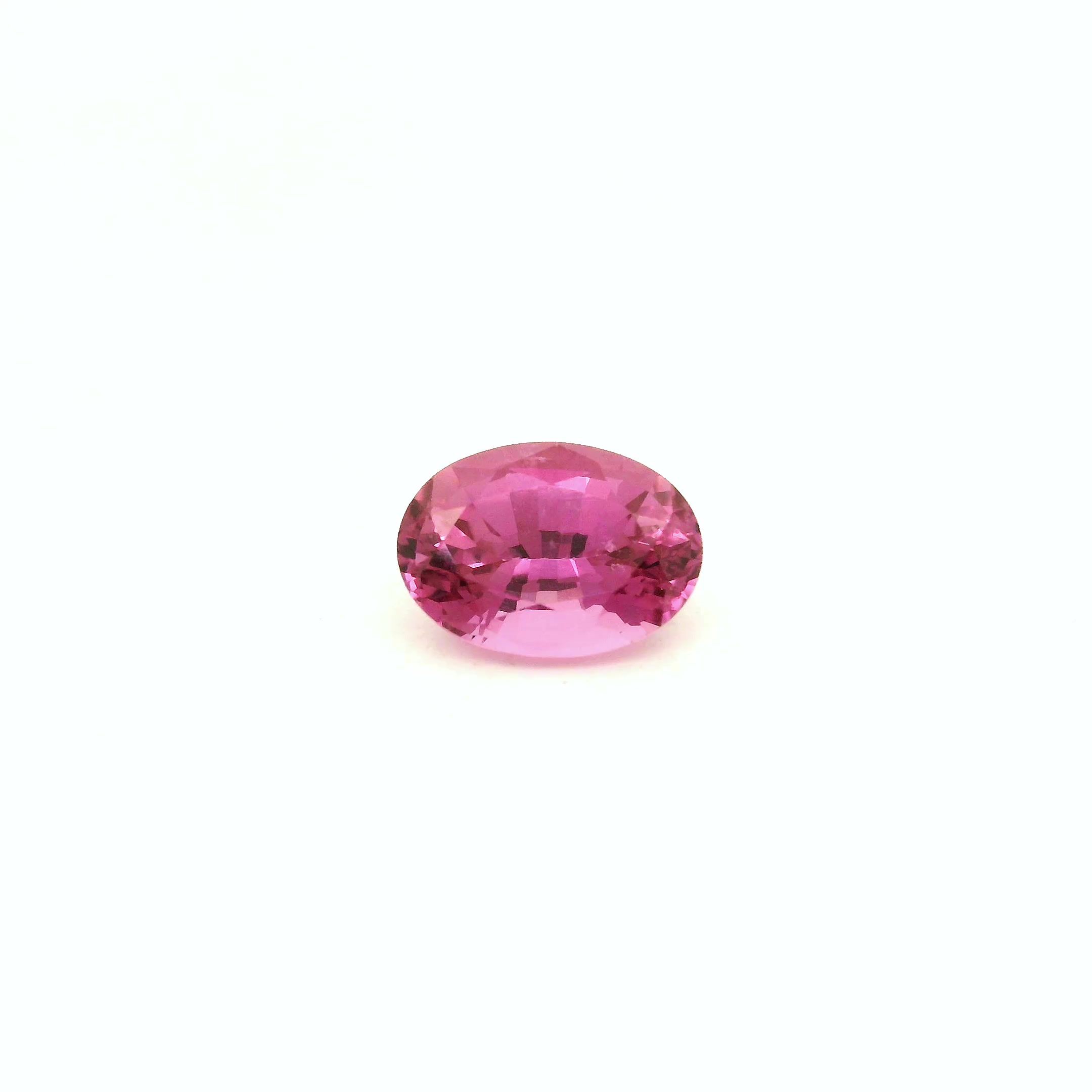 1.14 ct Oval Pink Natural Sapphire