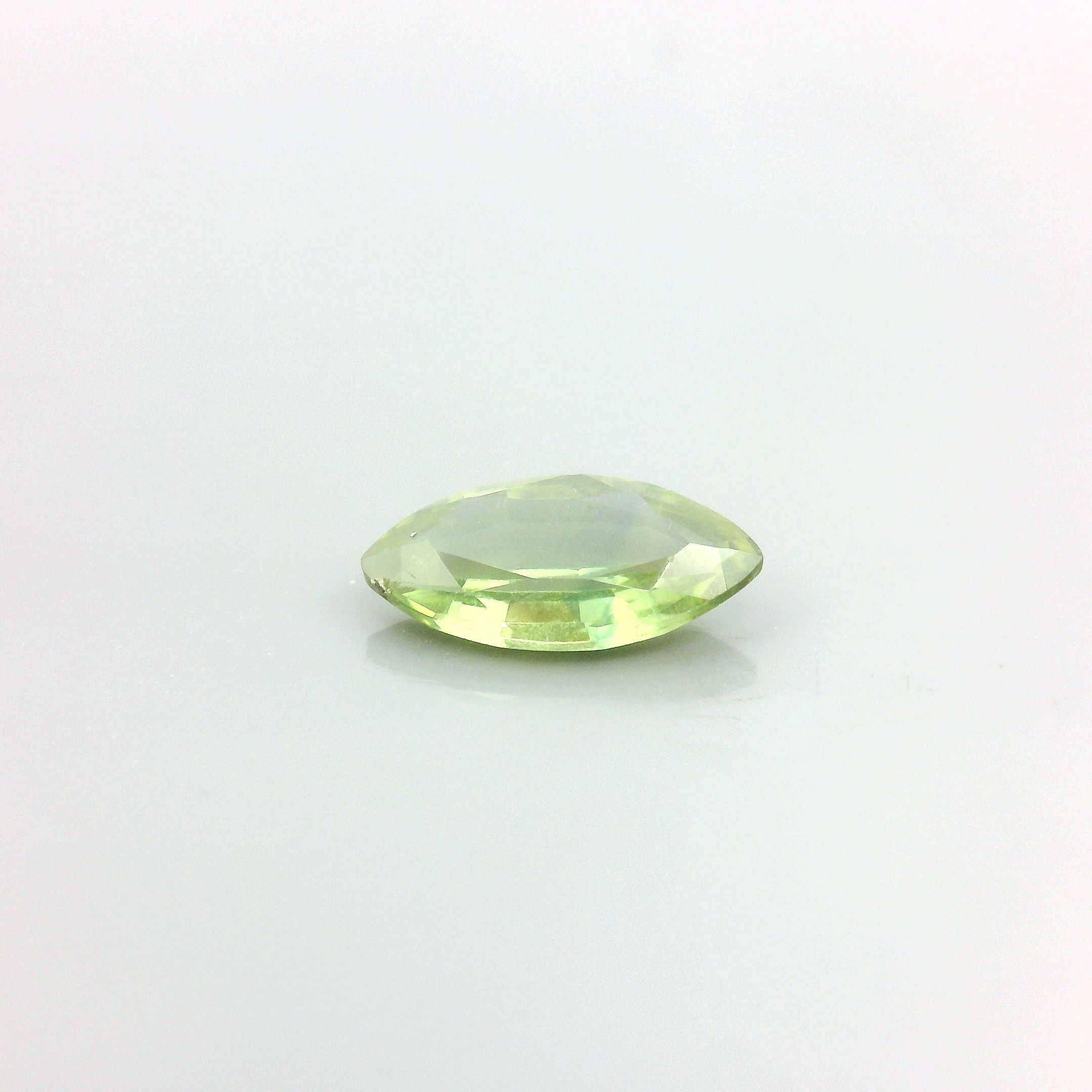 0.64 ct Marquise Green Natural Sapphire