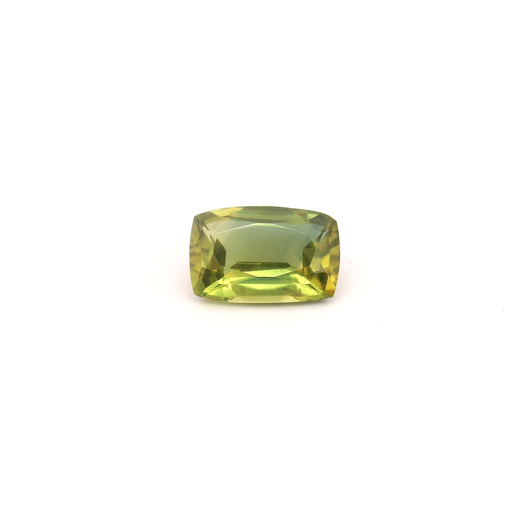 0.68 ct Cushion Green Natural Sapphire