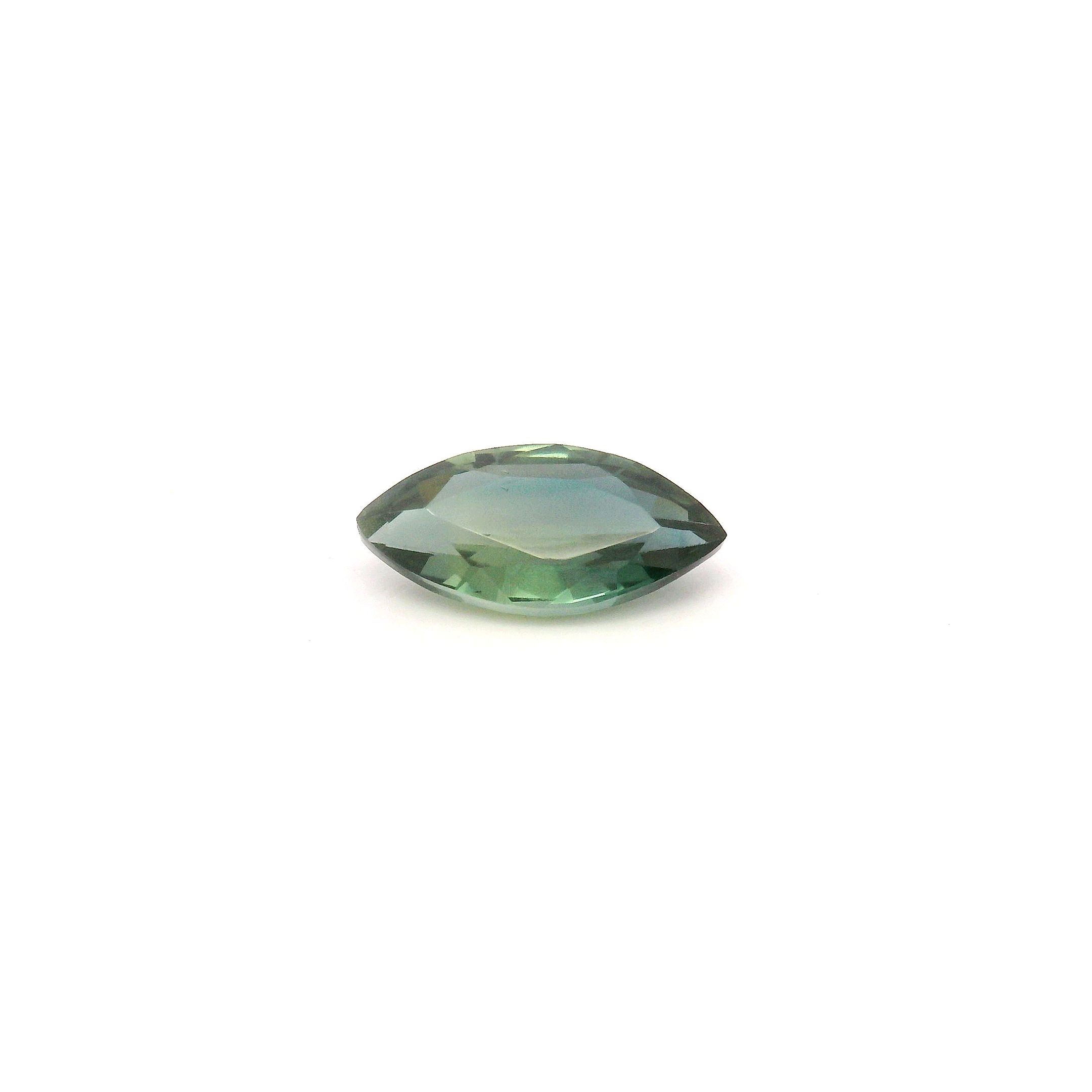0.54 ct Marquise Green Natural Sapphire