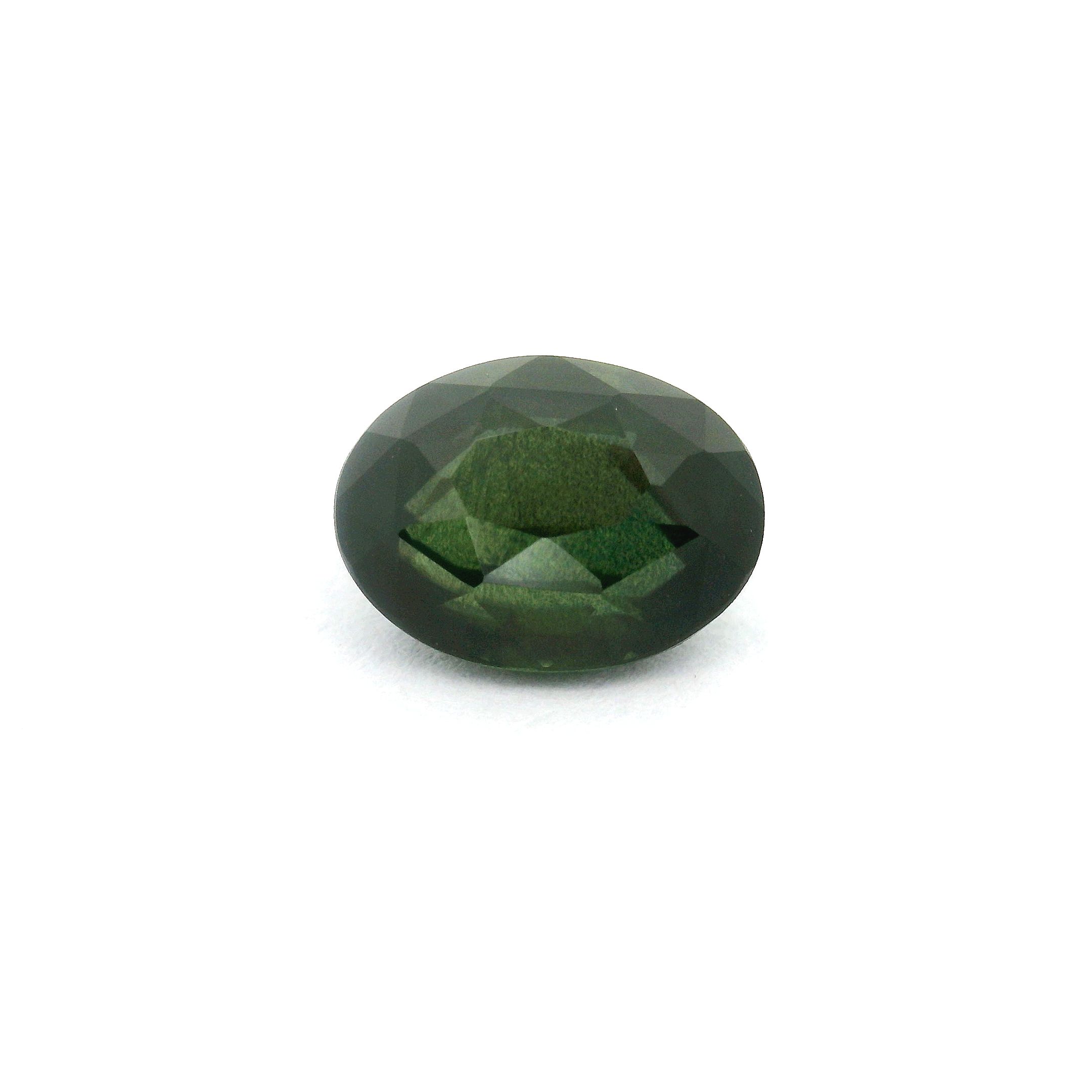 2.29 ct Oval Green Natural Sapphire