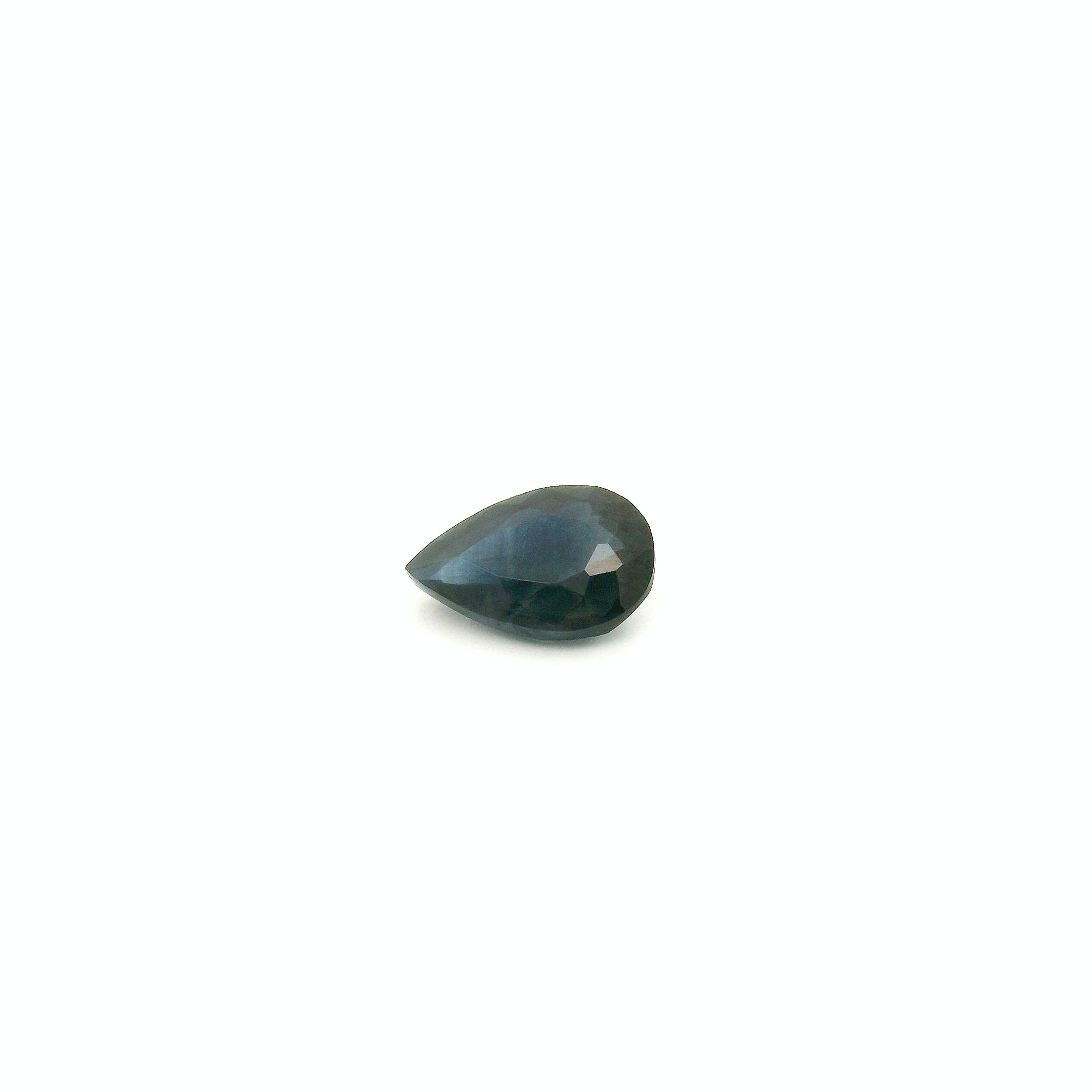 0.50 ct Pear Blue Natural Sapphire