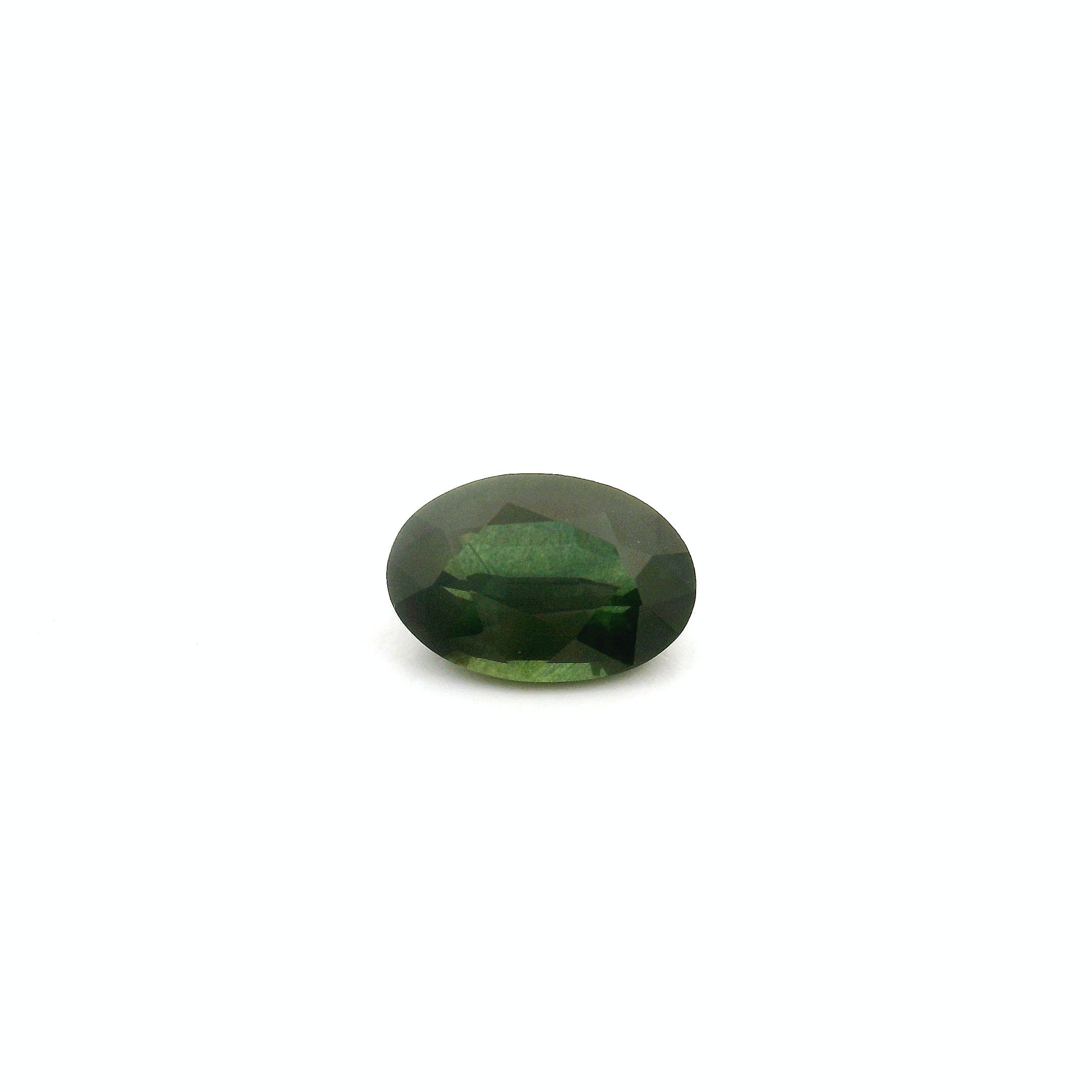 1.02 ct Oval Green Natural Sapphire
