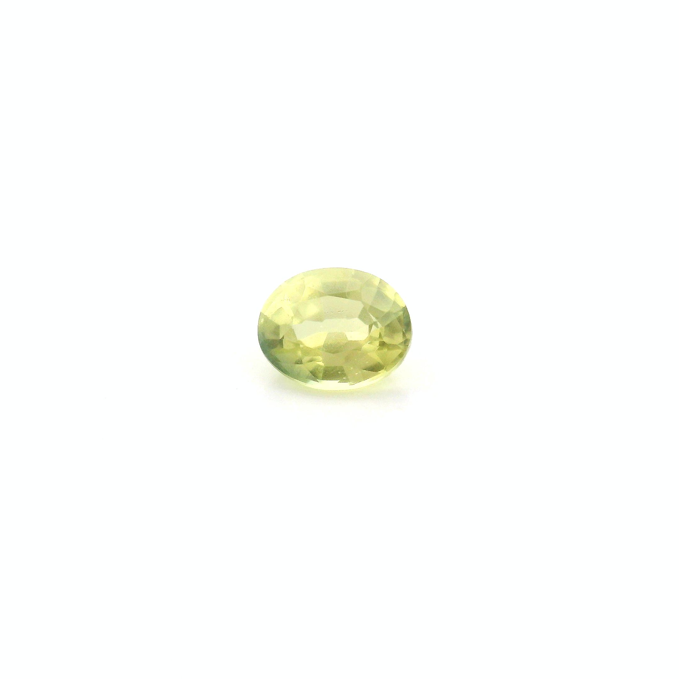 0.47 ct Oval Yellow Natural Sapphire