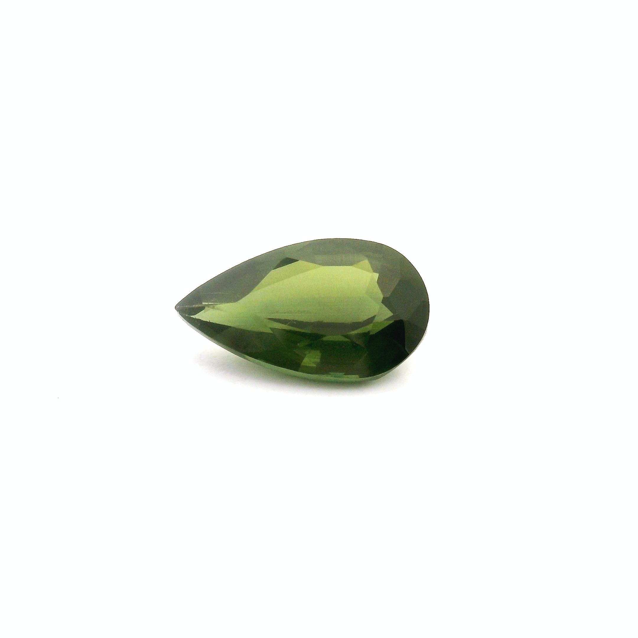 1.16 ct Pear Green Natural Sapphire