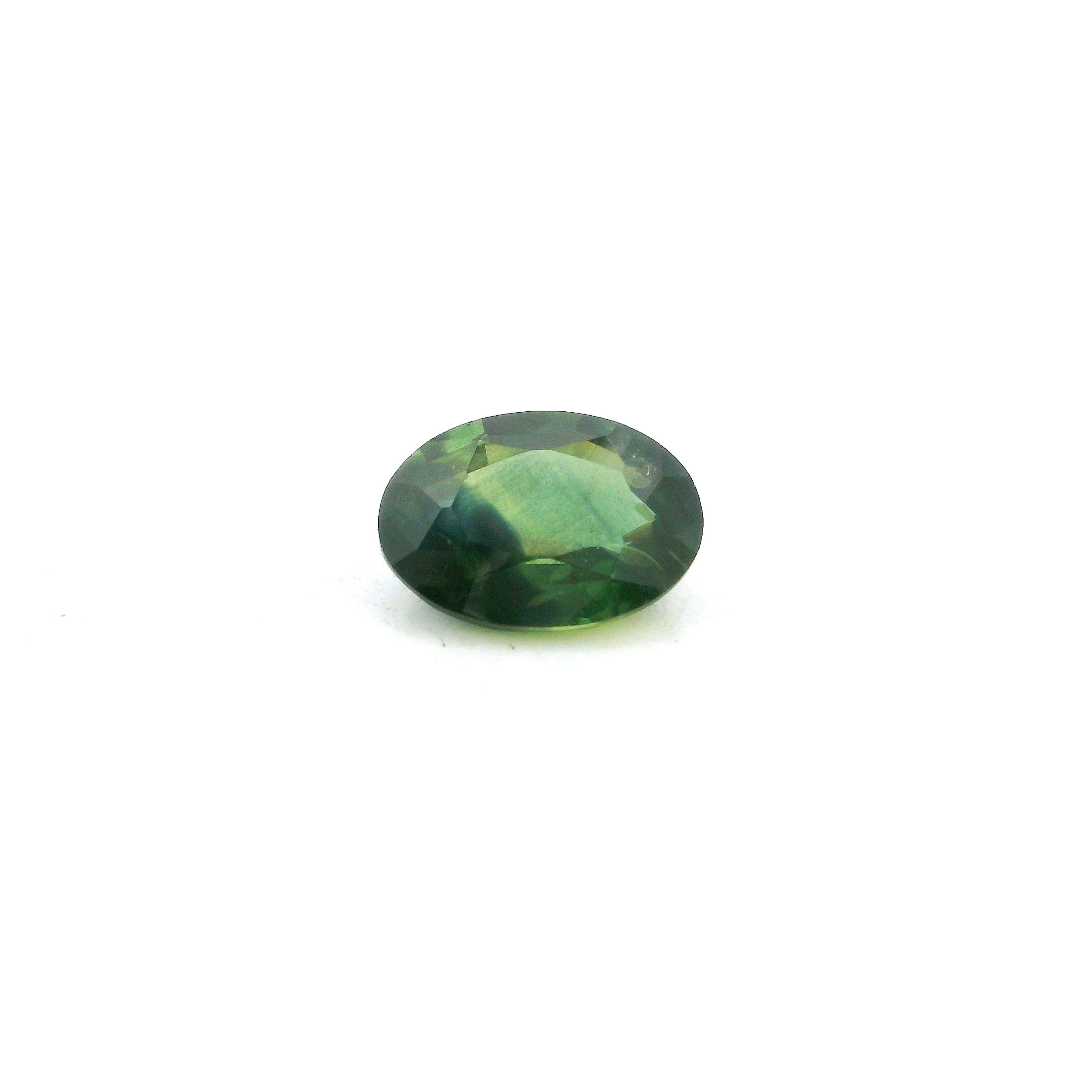 0.97 ct Oval Green Natural Sapphire