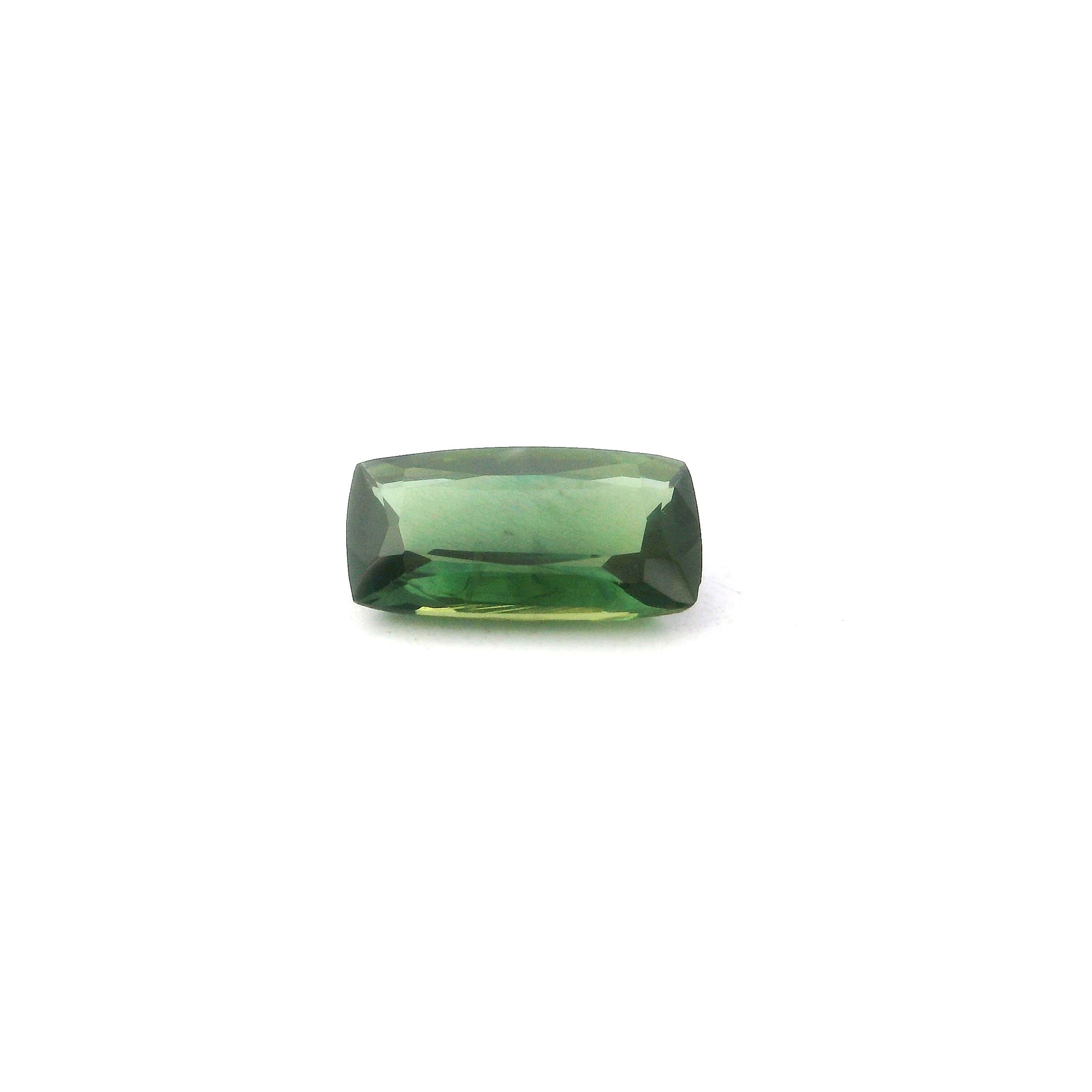 0.64 ct Cushion Green Natural Sapphire