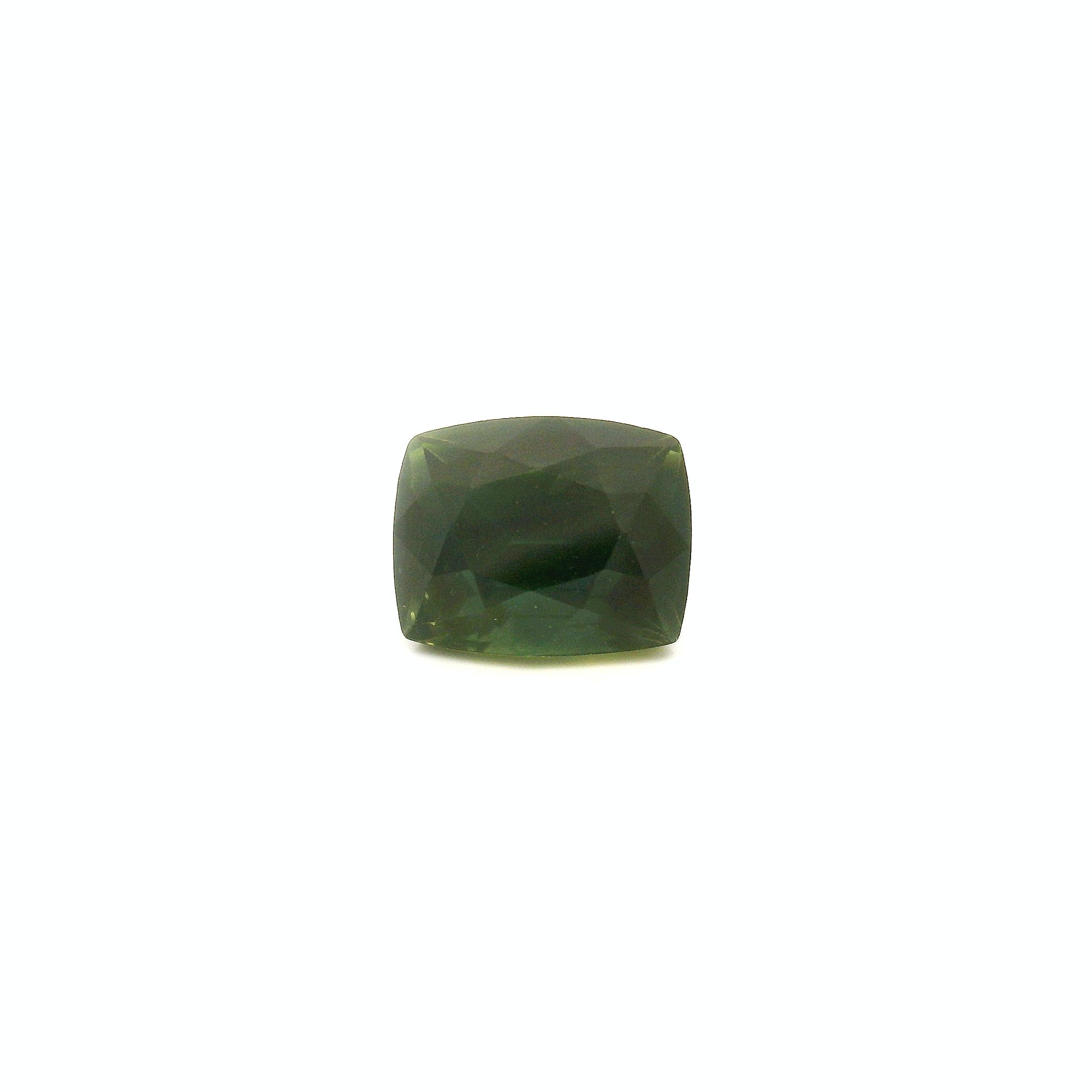 1.16 ct Cushion Green Natural Sapphire