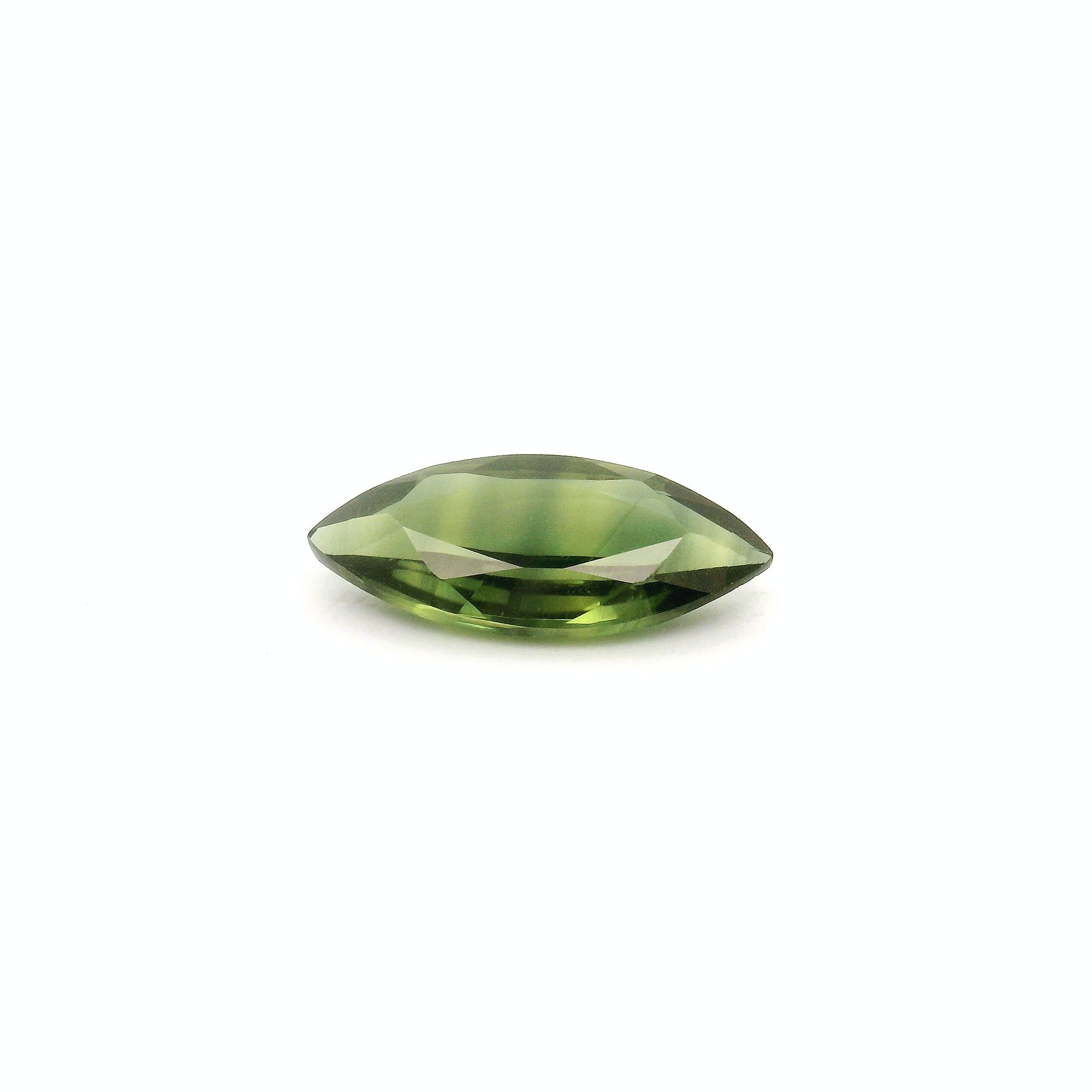 0.76 ct Marquise Green Natural Sapphire