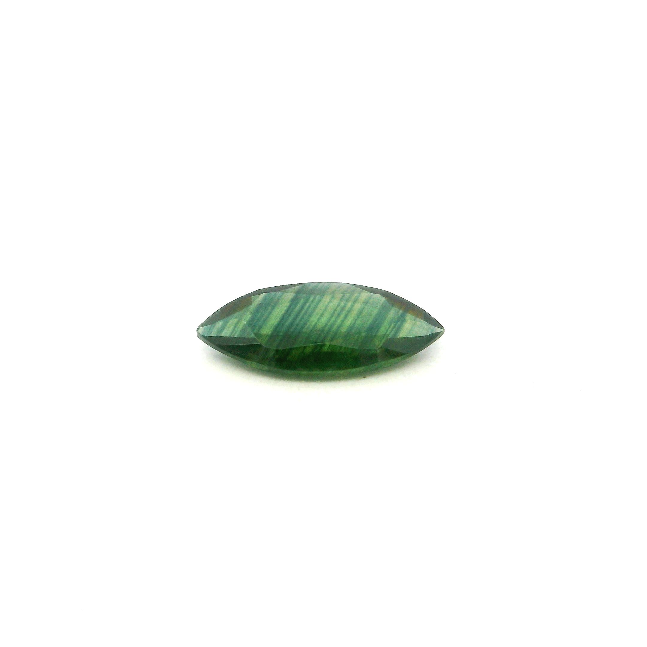 0.81 ct Marquise Green Natural Sapphire