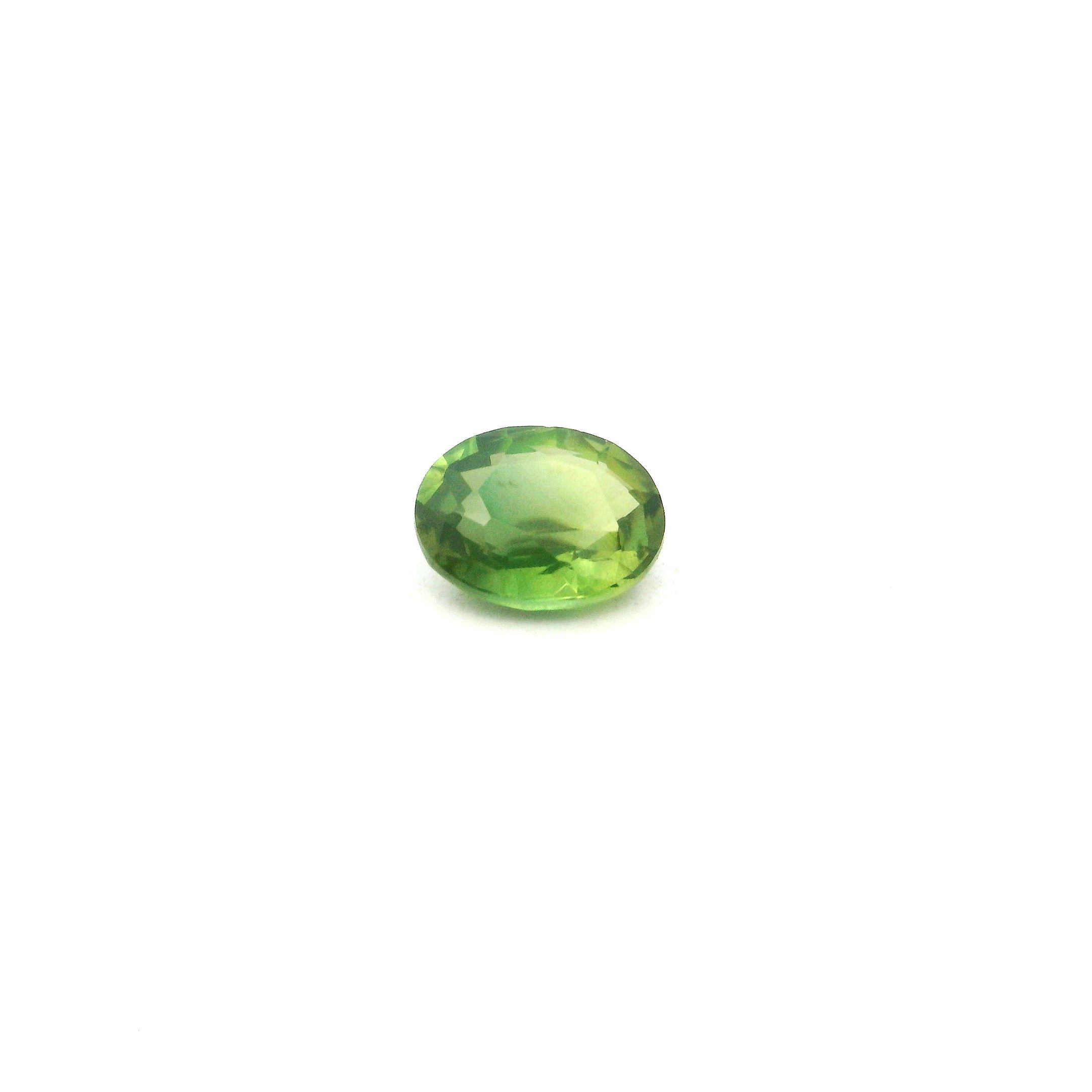 0.46 ct Oval Green Natural Sapphire
