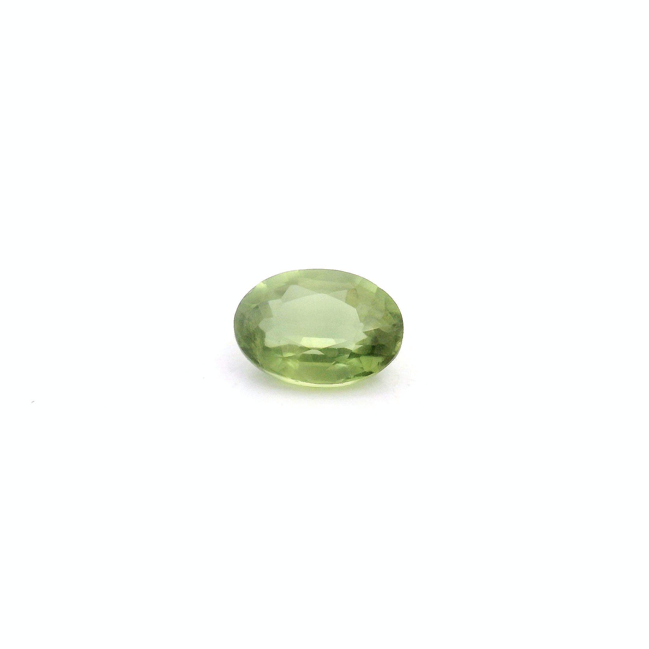 0.60 ct Oval Green Natural Sapphire