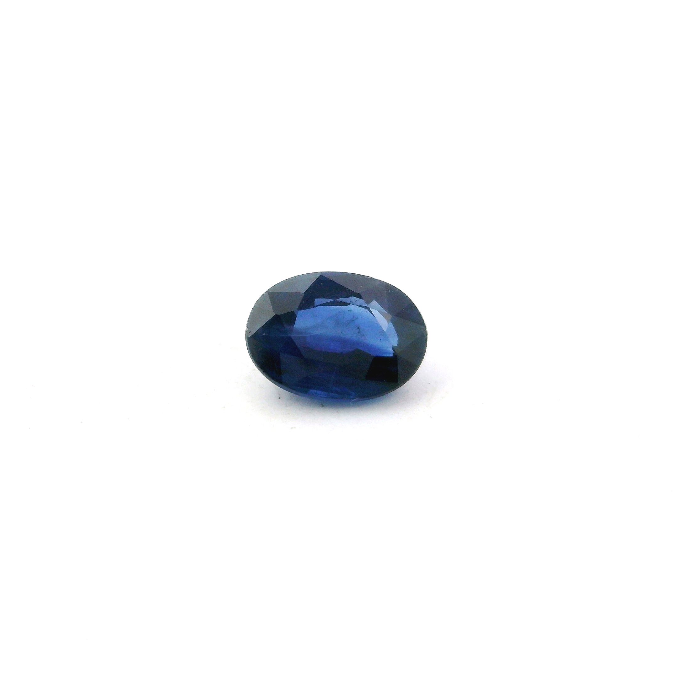 0.74 ct Oval Blue Natural Sapphire