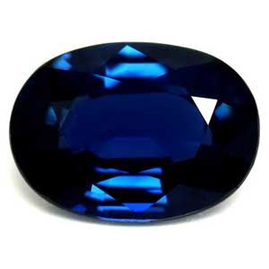 1.02 ct Oval Blue Natural Sapphire