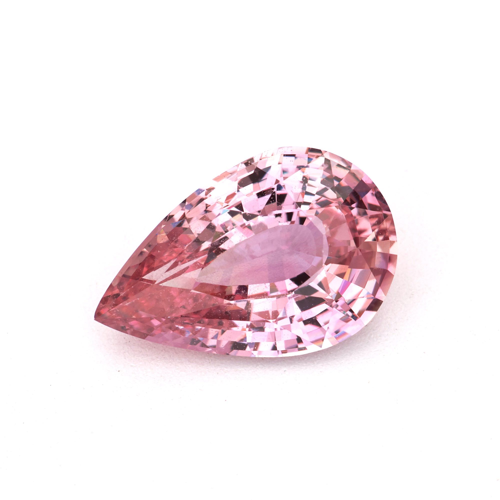 1.68 ct Pear Pink Natural Sapphire