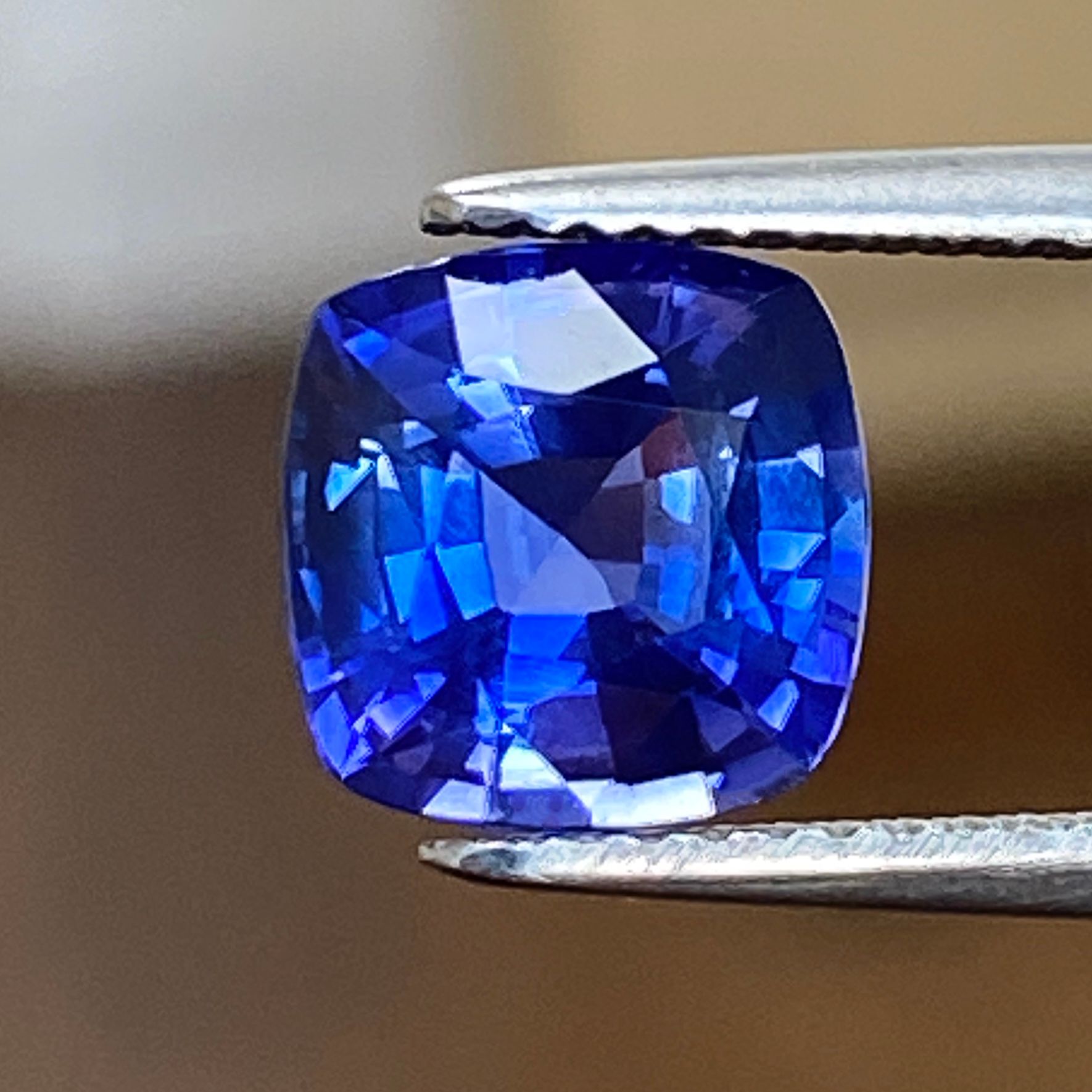 2.75 ct Cushion Blue Natural Sapphire