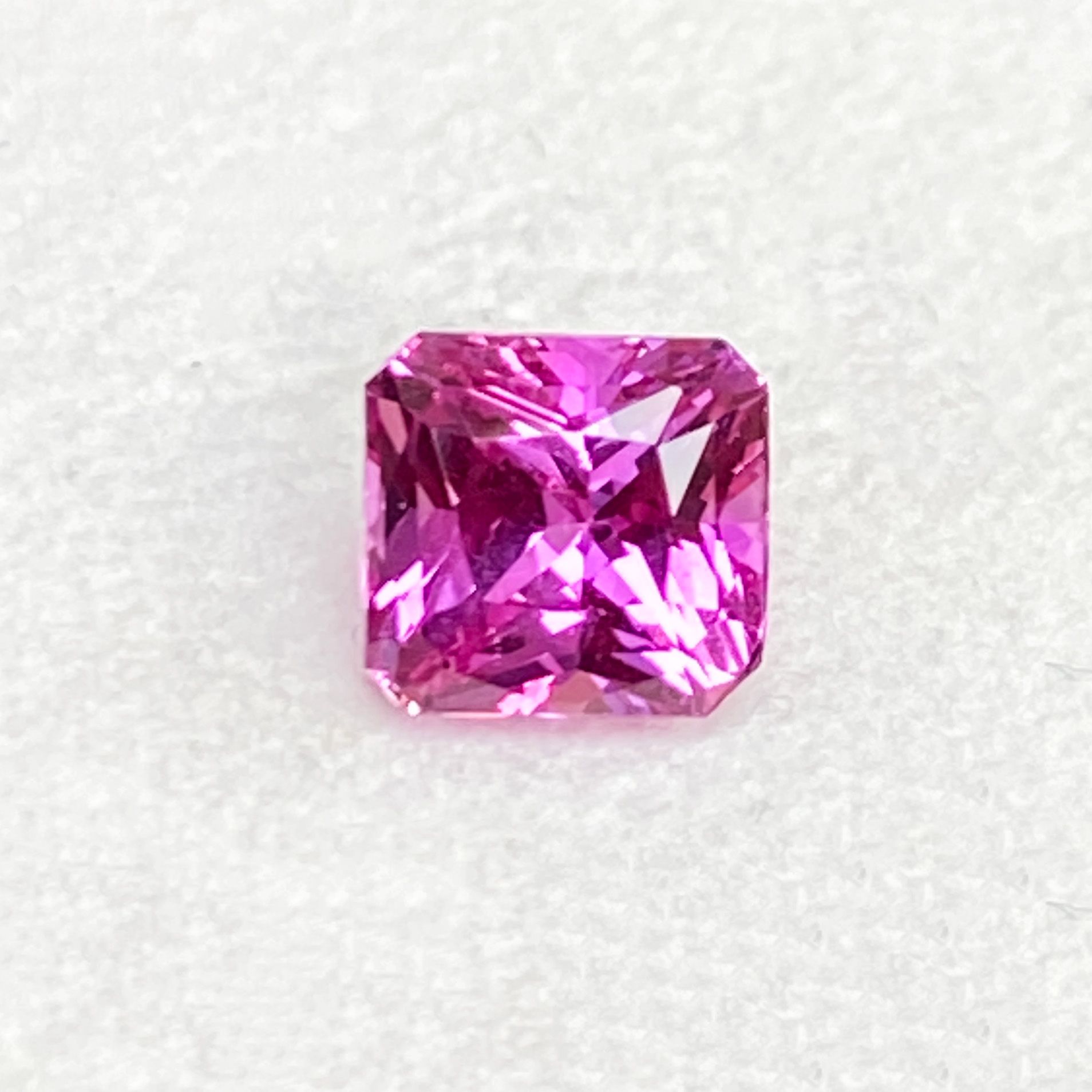 1.59 ct Radiant Pink Natural Sapphire