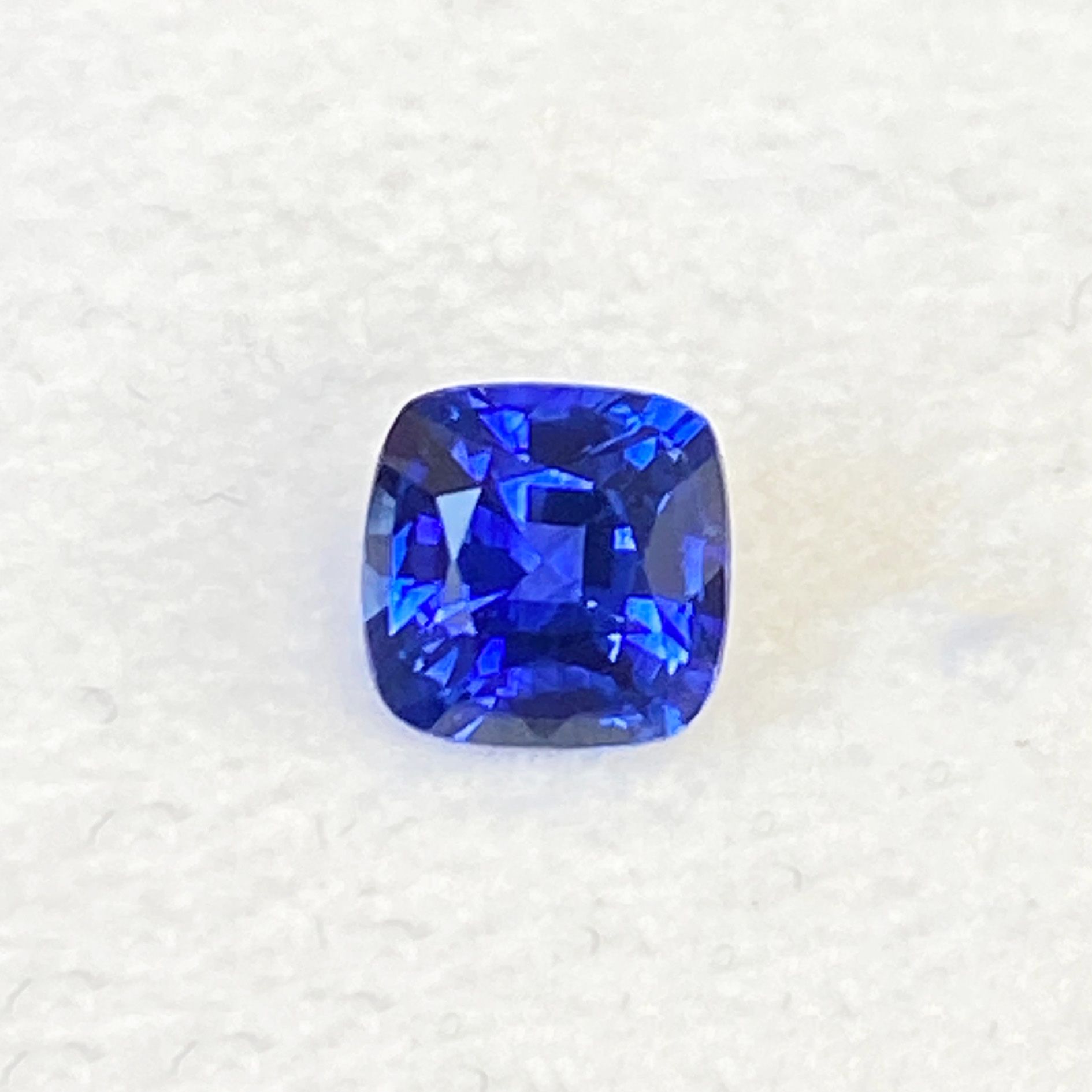0.97 ct Cushion Blue Natural Sapphire