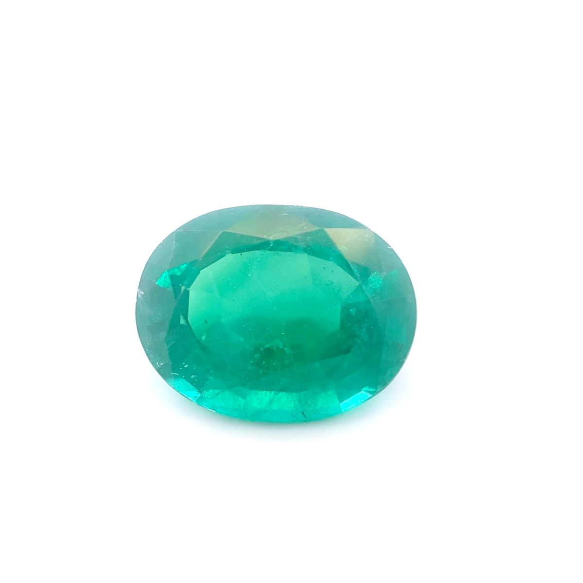 4.43 ct Oval Green Natural Emerald