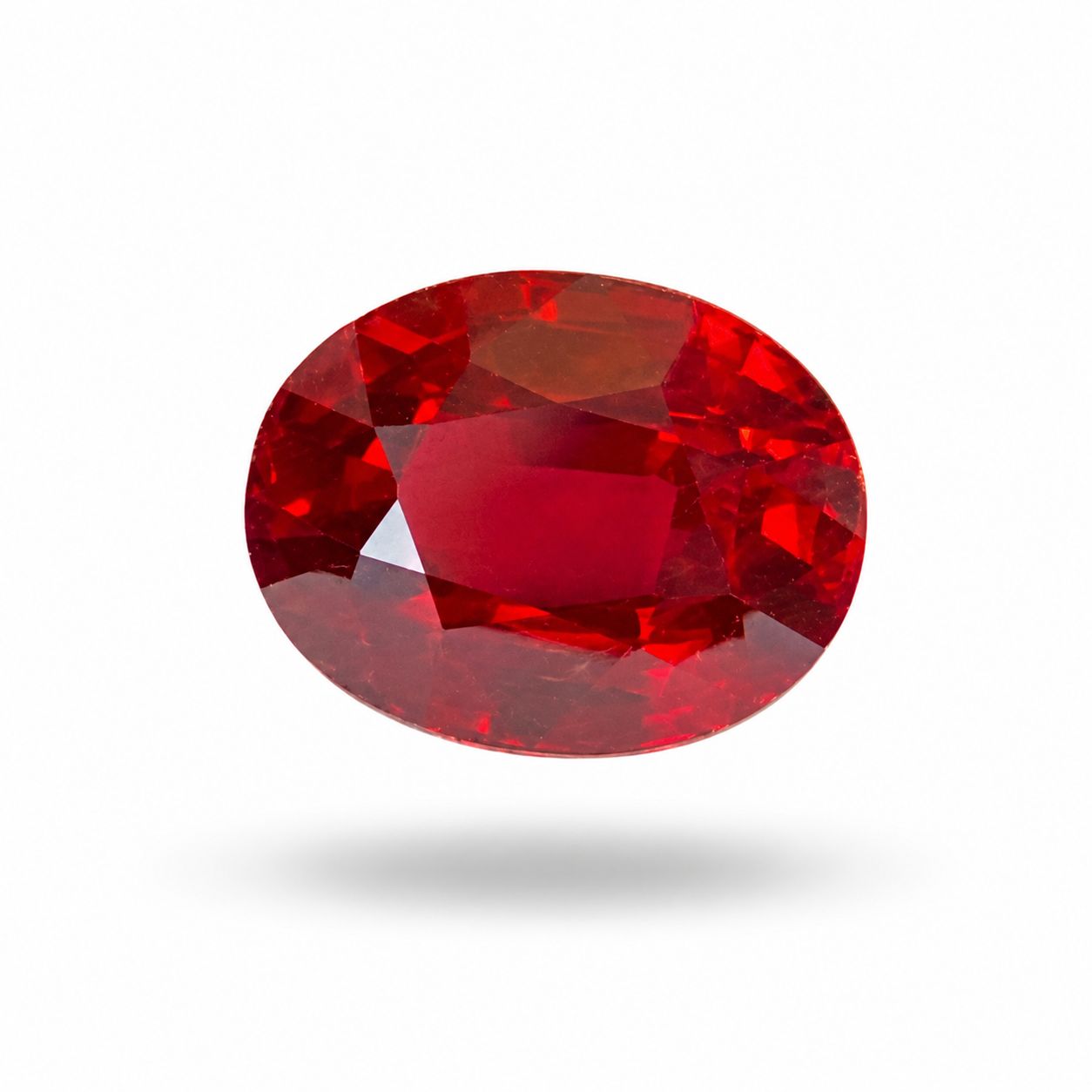2.51 ct Oval Red Natural Ruby