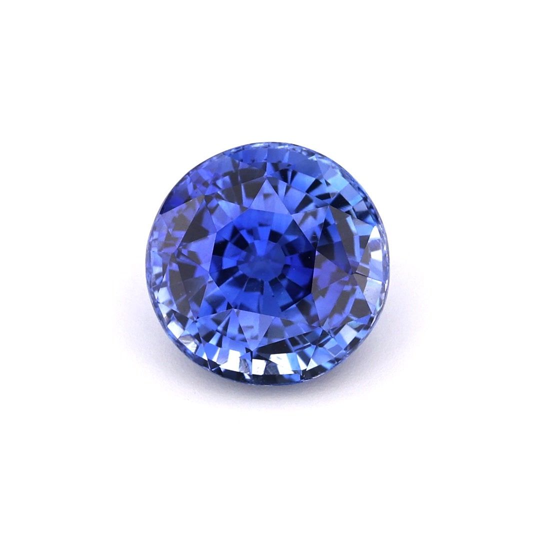 6.15 ct Round Blue Natural Sapphire