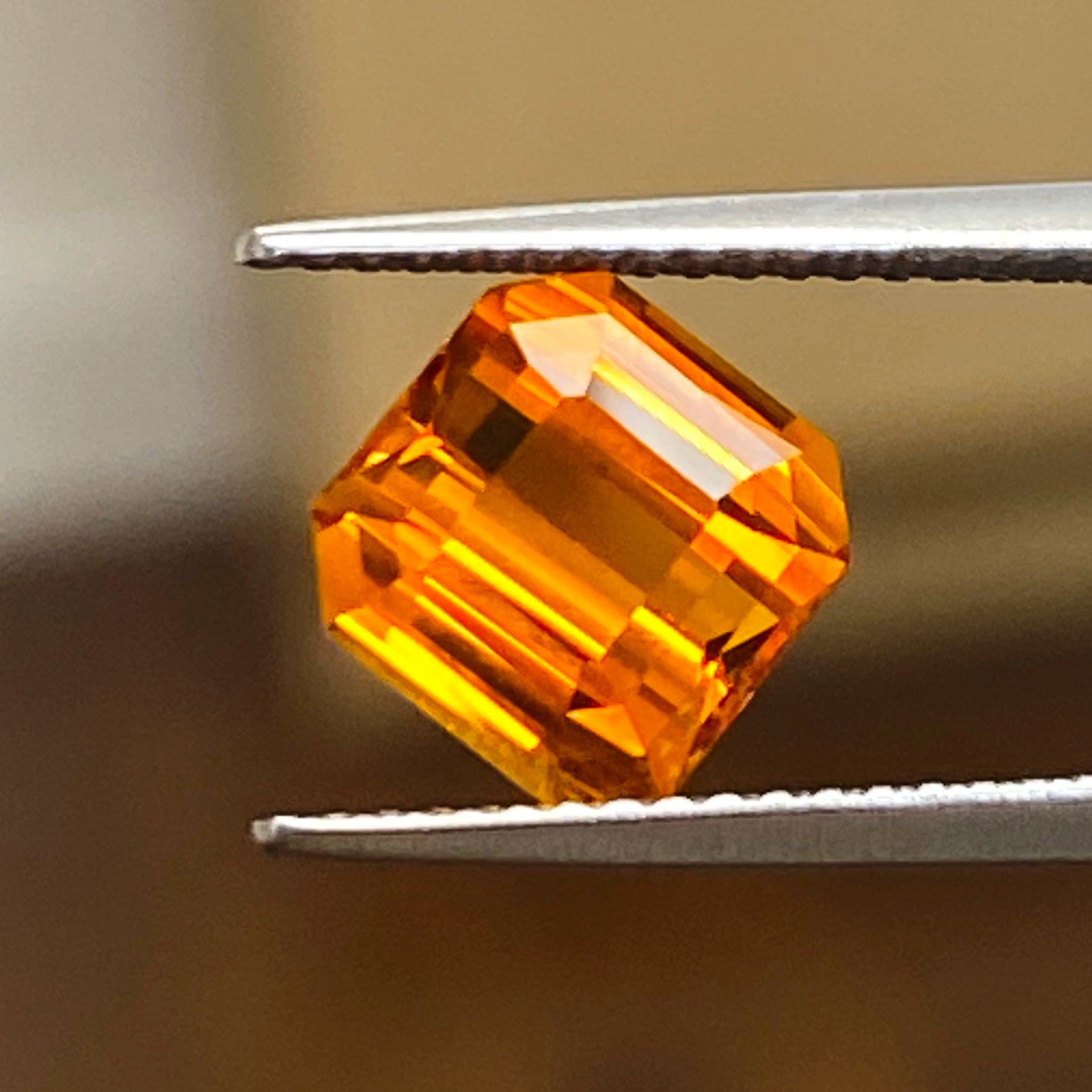 3.27 ct Emerald Orange Natural Sapphire