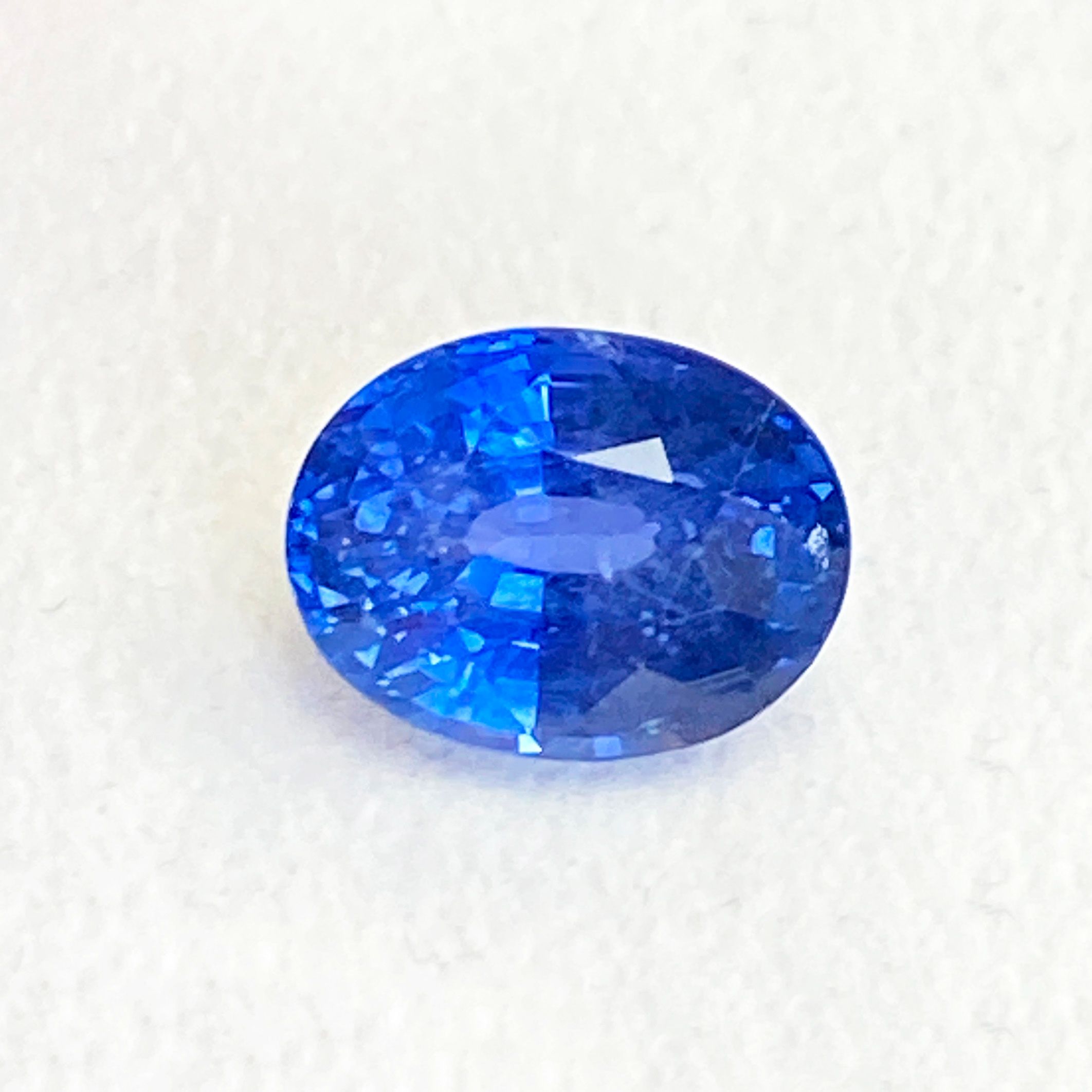 6.58 ct Oval Blue Natural Sapphire