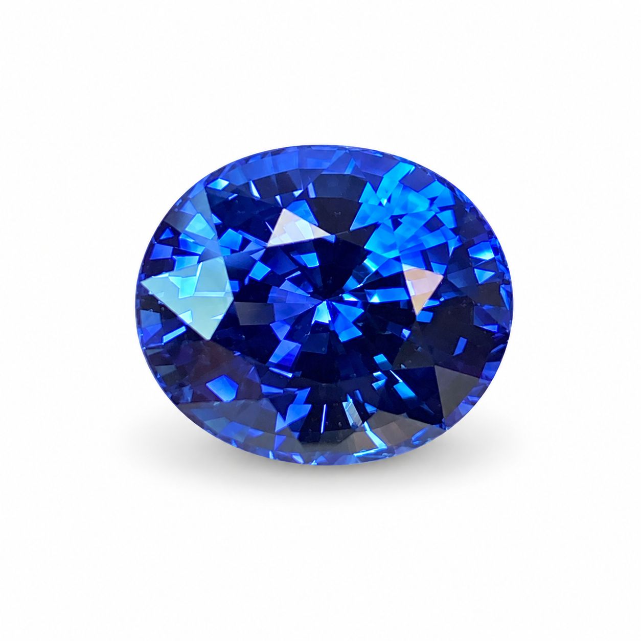 3.66 ct Oval Blue Natural Sapphire