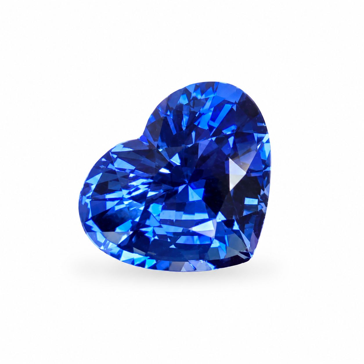 3.19 ct Heart Blue Natural Sapphire
