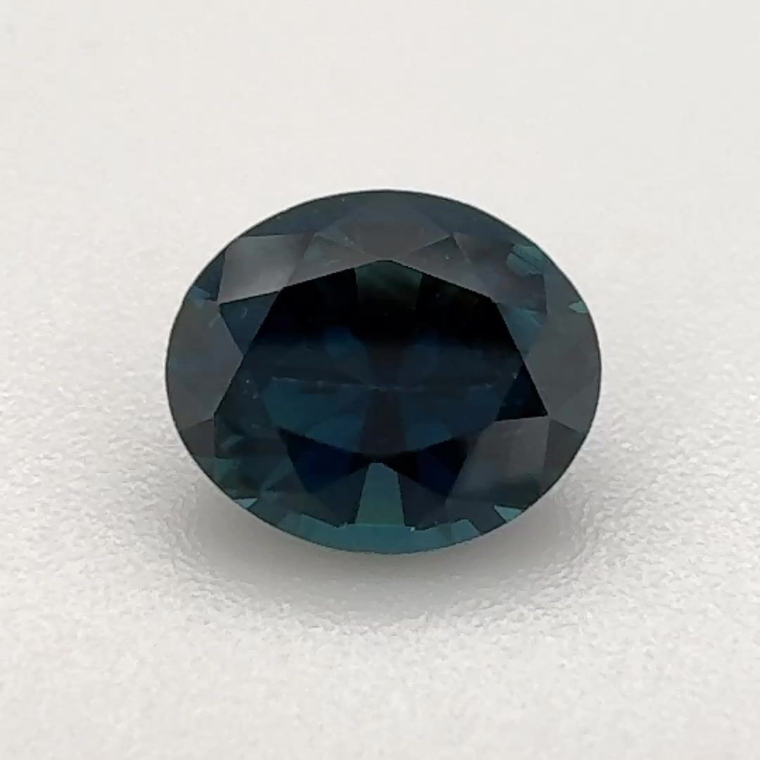 1.20 ct Oval Blue Natural Sapphire