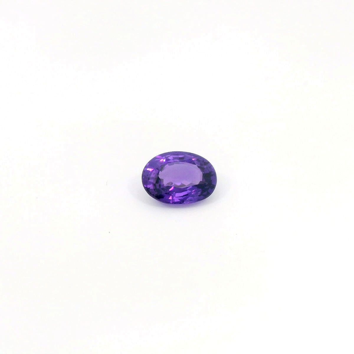 1.89 ct Oval Purple Natural Sapphire