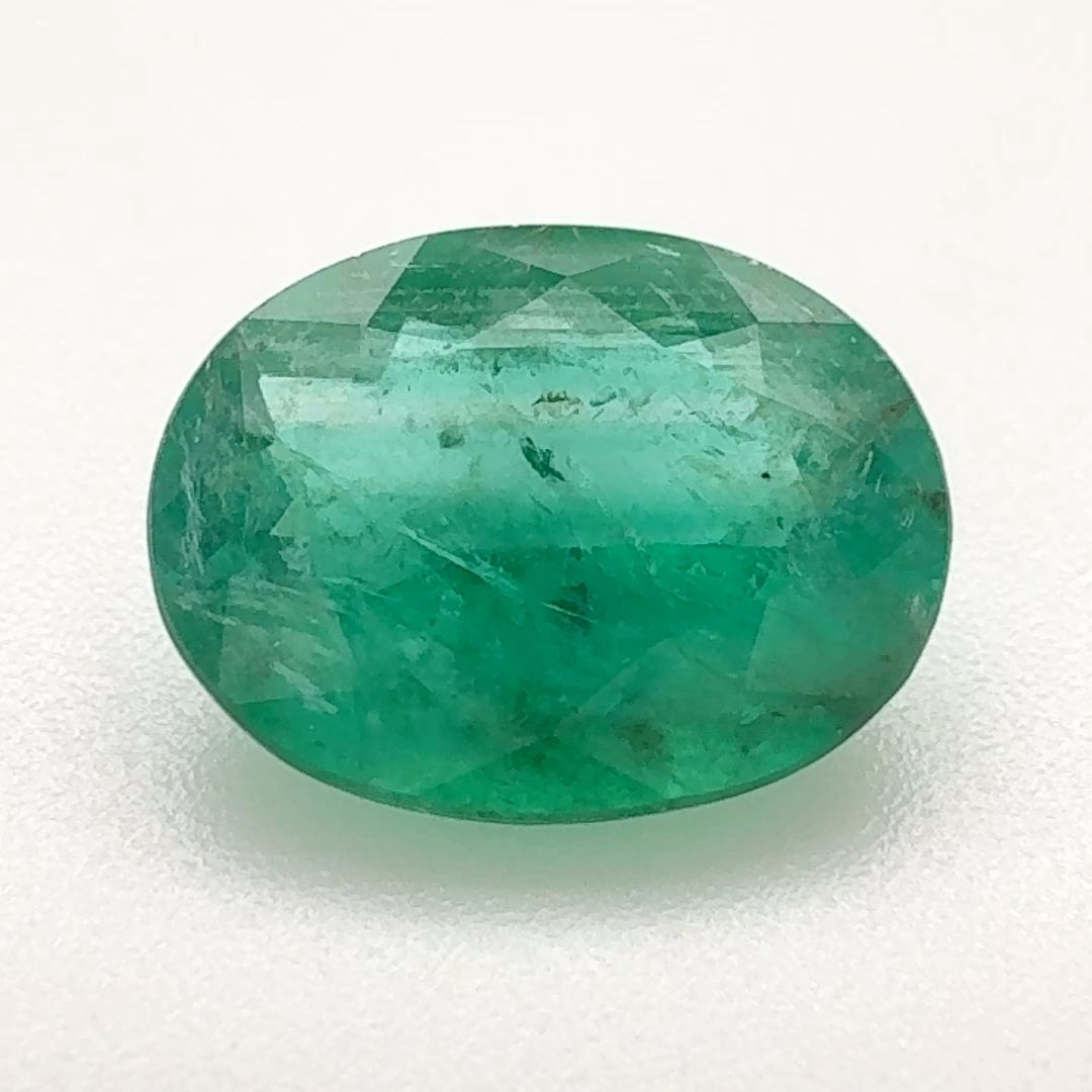 2.22 ct Oval Green Natural Emerald