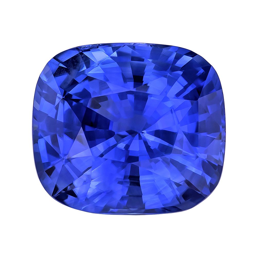 4.09 ct Cushion Blue Natural Sapphire