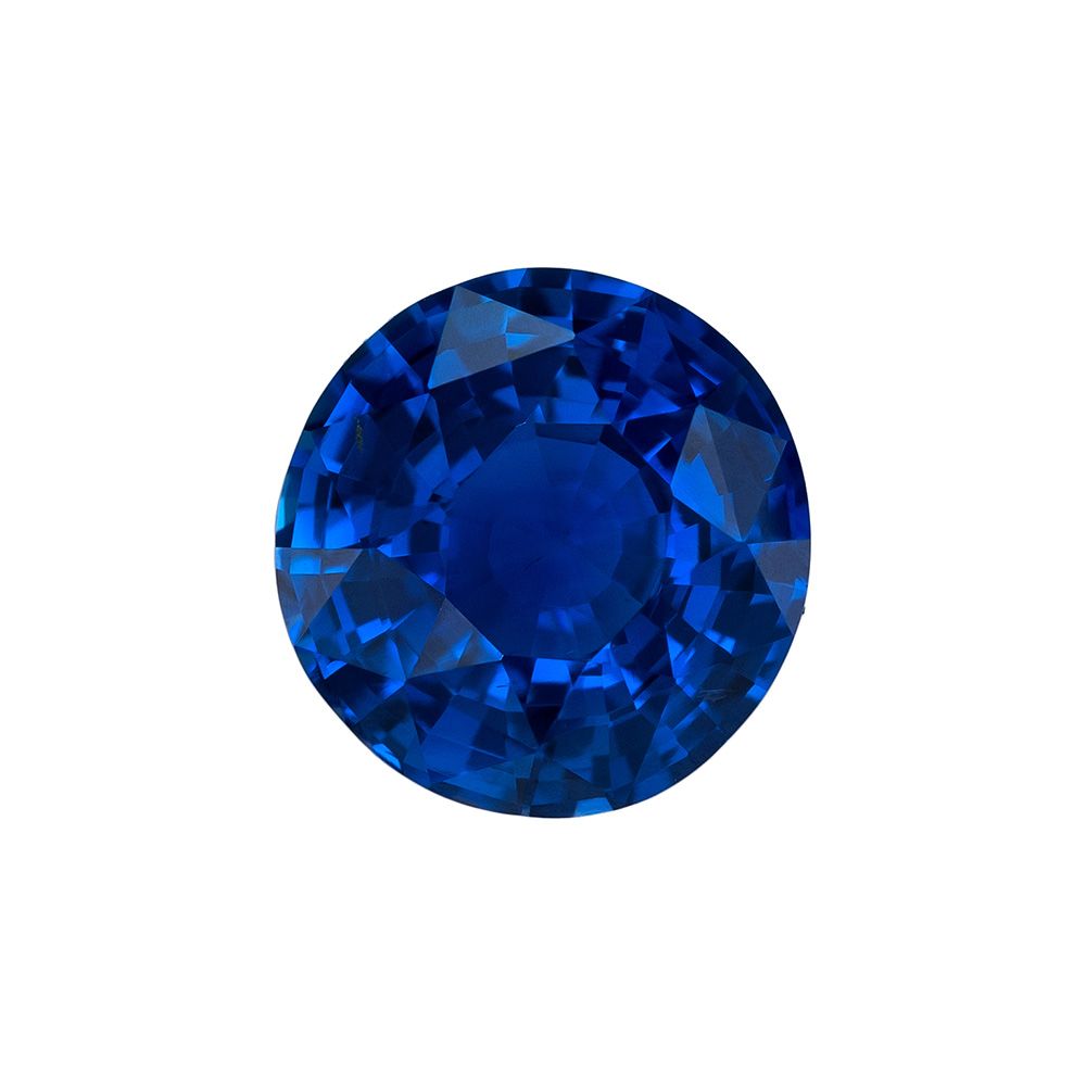 1.05 ct Round Blue Natural Sapphire