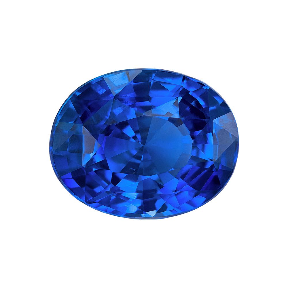 2.10 ct Oval Blue Natural Sapphire