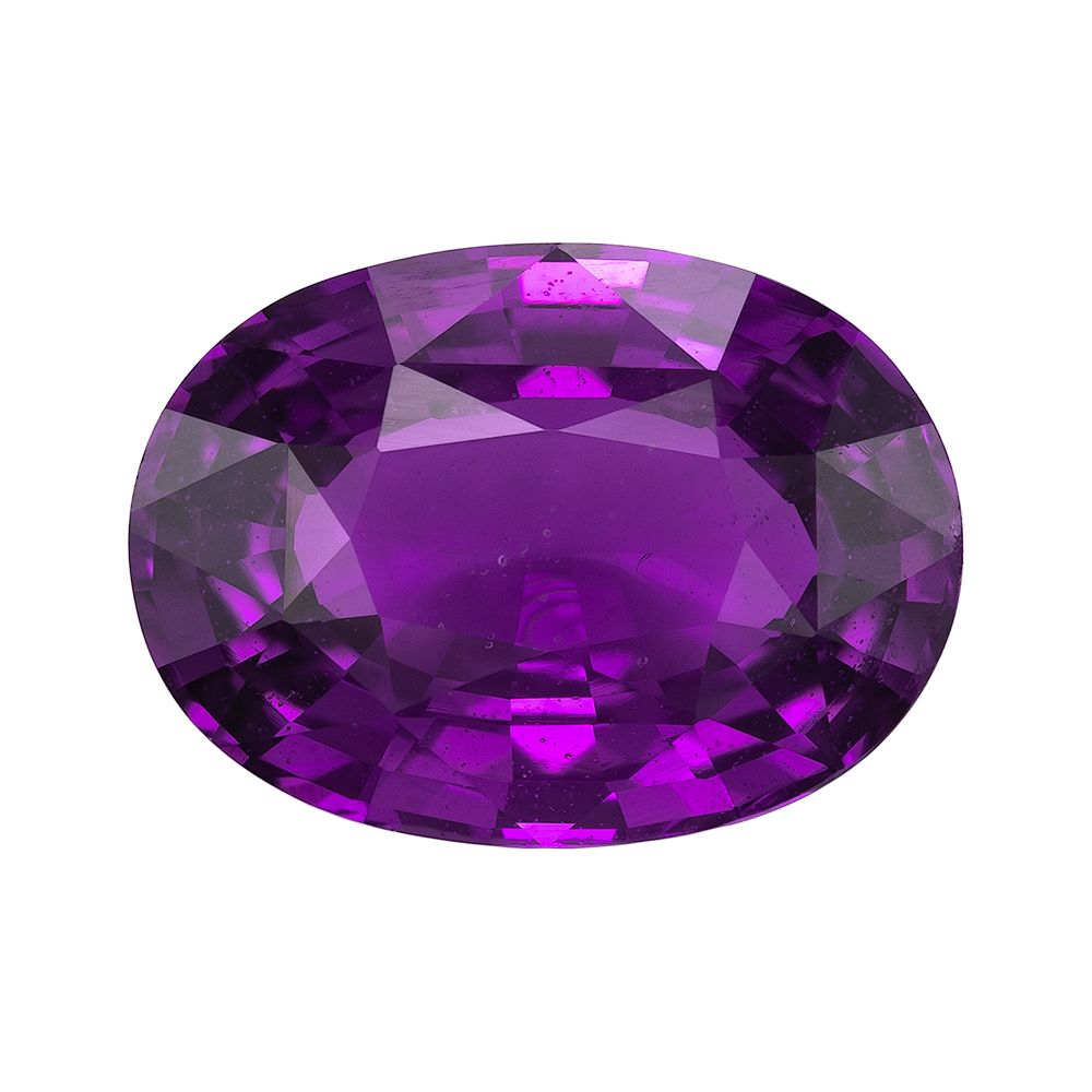 2.55 ct Oval Purple Natural Sapphire