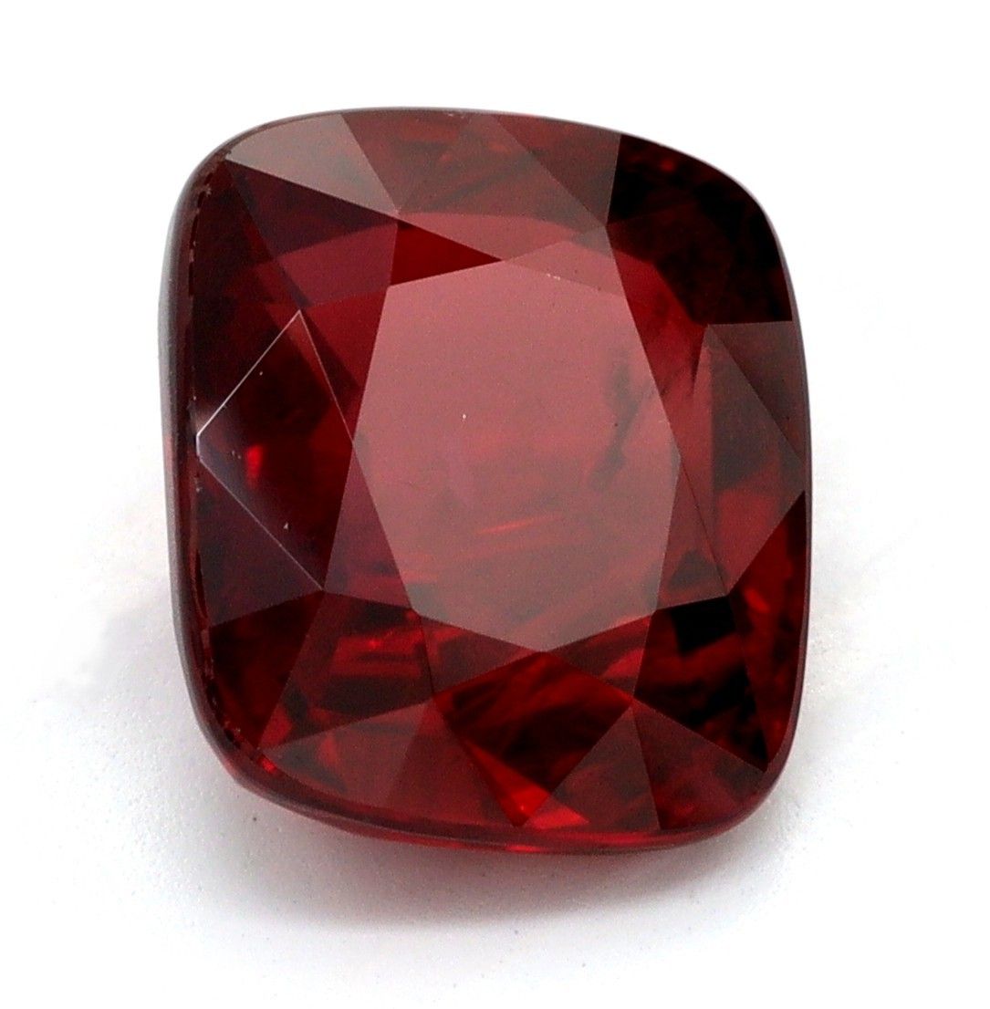 3.02 ct Cushion Red Natural Ruby