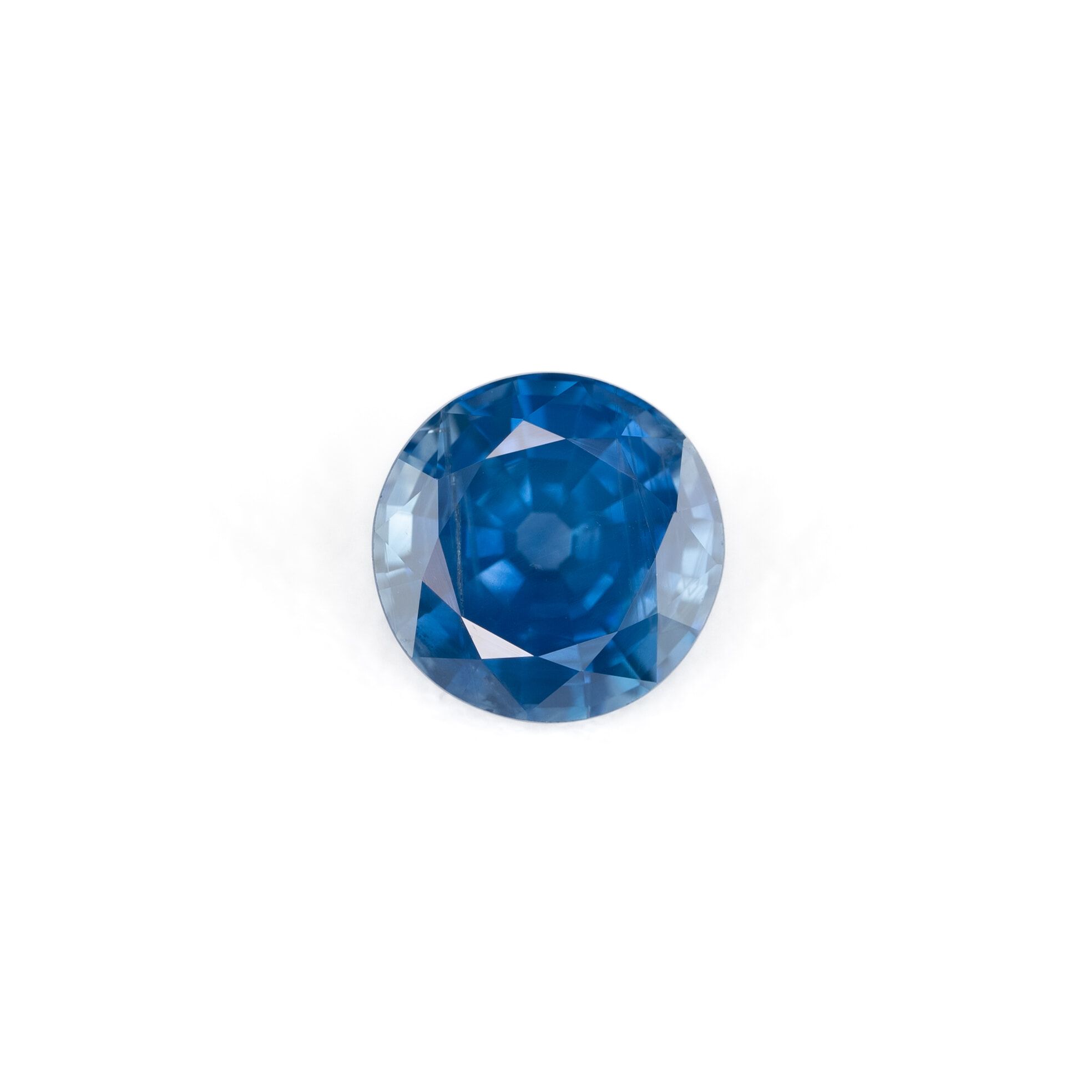 1.58 ct Round Blue Natural Sapphire
