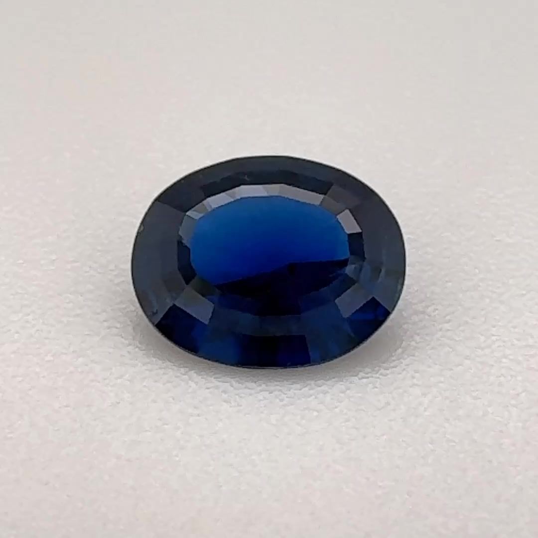 0.51 ct Oval Blue Natural Sapphire