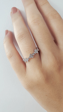 Stacker Ring 0.15cts