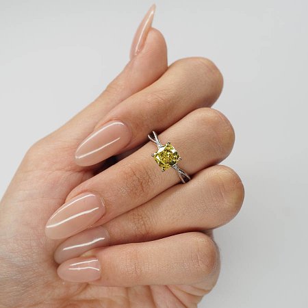 Tulip Petal Split with Lab Grown Diamond 1.60ct