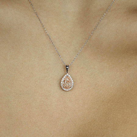 Angeli Halo Pendant with Lab Grown Diamond 1.57cts