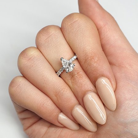 Tribute Ring with Lab Grown Diamond 1.01ct